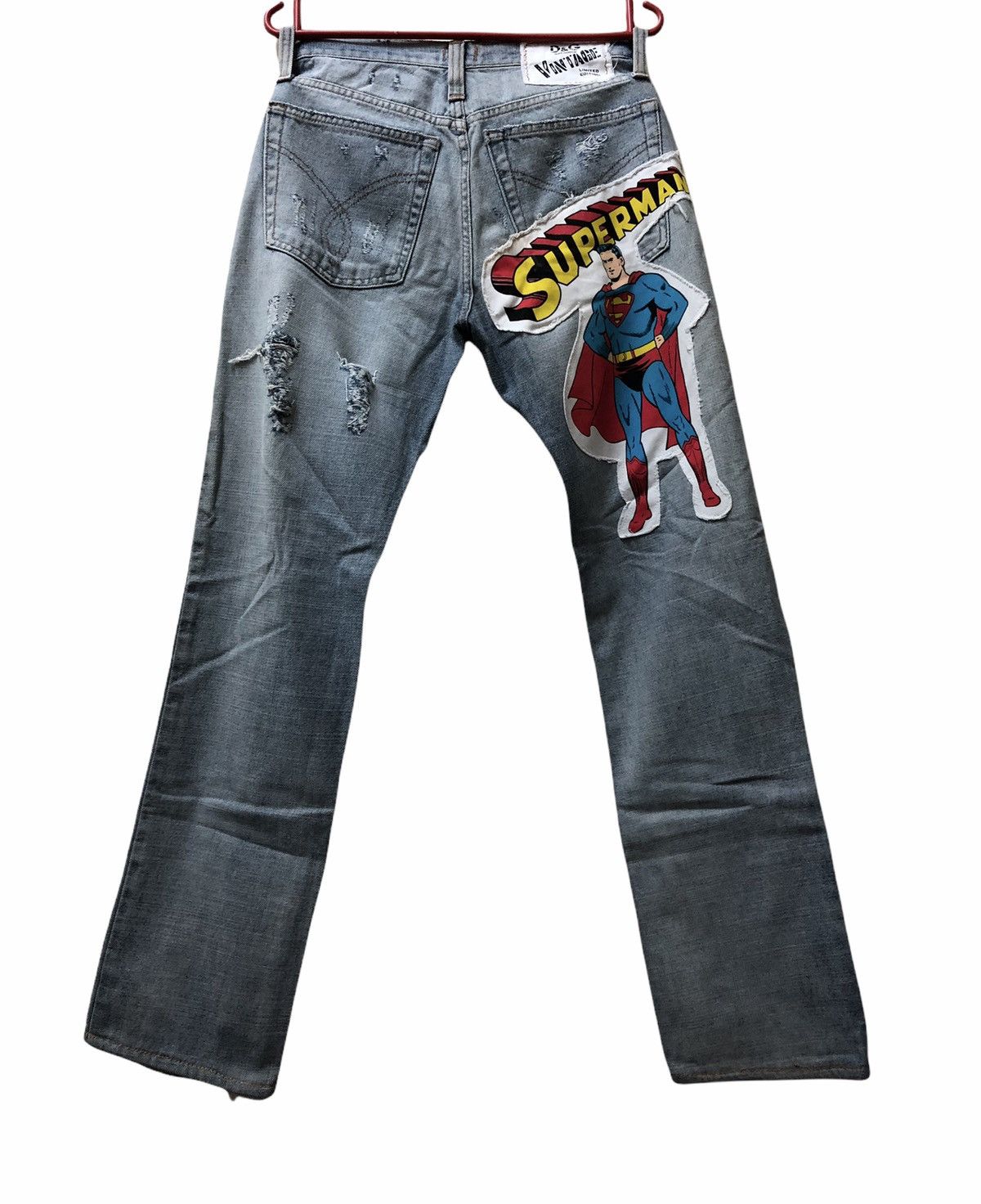 DC Comics DOLCE & GABBANA X DC COMICS LIMITED EDITION JEANS SUPERMAN Size US 30 / EU 46 - 15 Thumbnail