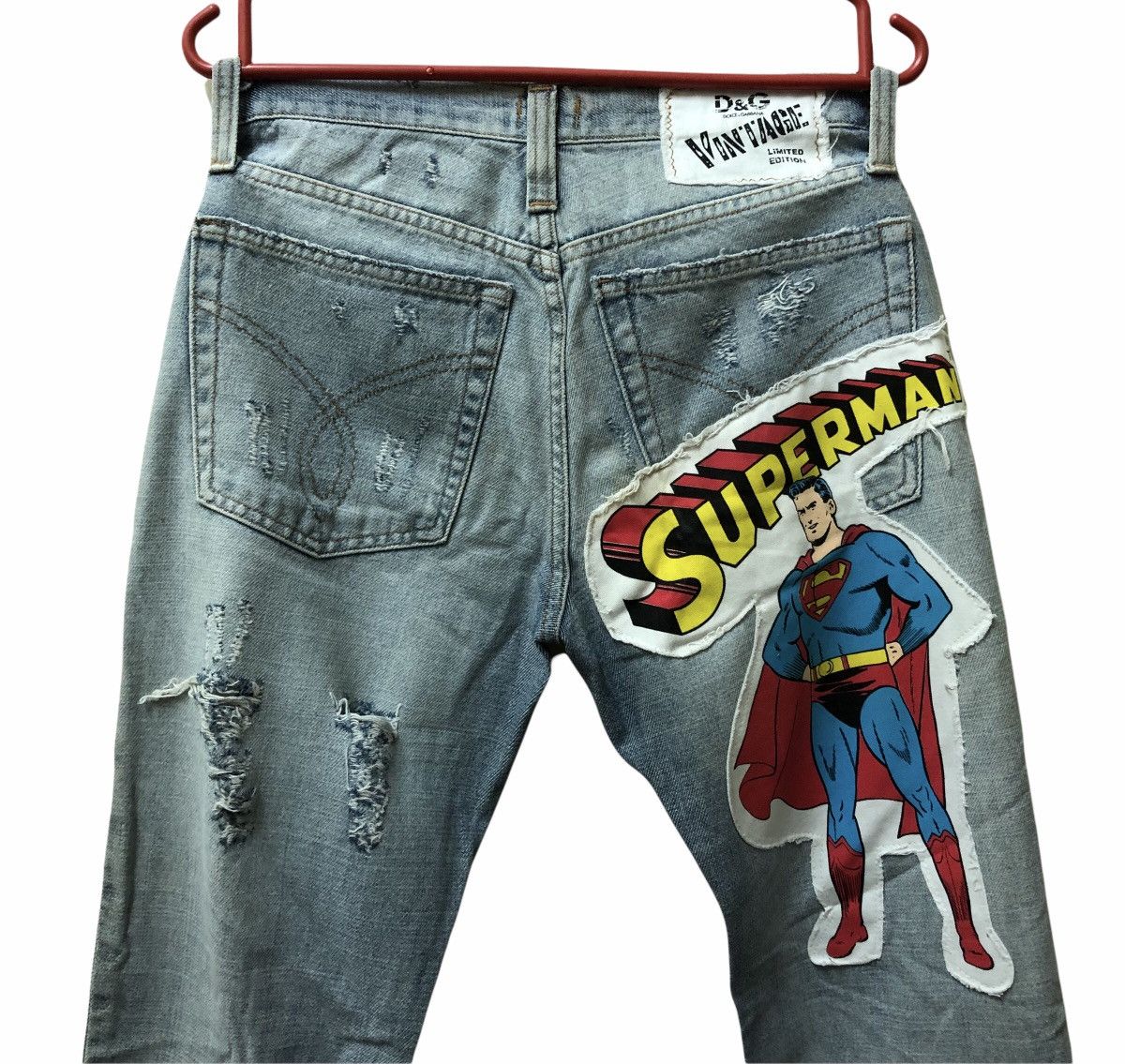 DC Comics DOLCE & GABBANA X DC COMICS LIMITED EDITION JEANS SUPERMAN Size US 30 / EU 46 - 14 Thumbnail