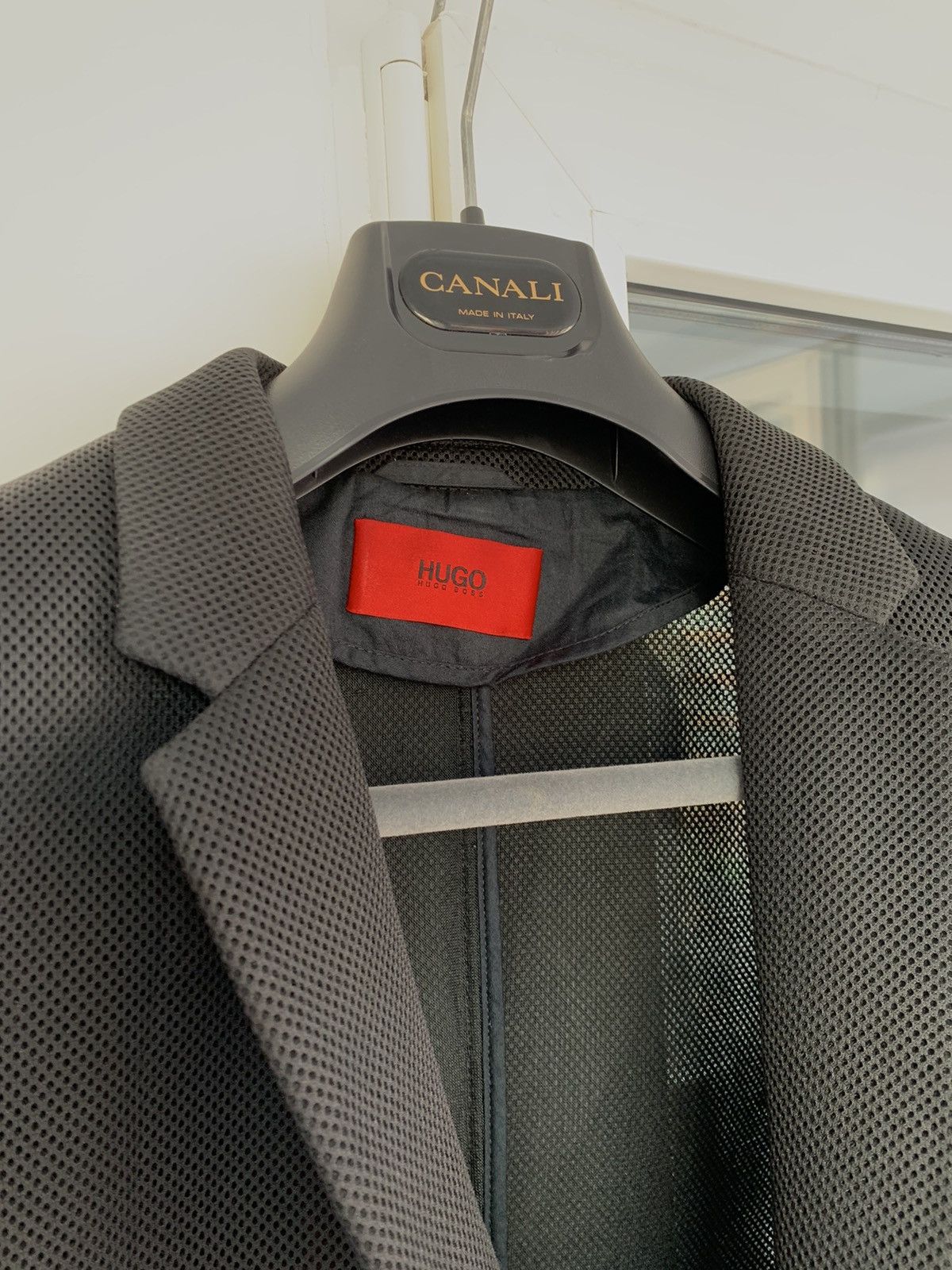 Hugo Boss Hugo Boss transparent black blazer Size 38R - 5 Thumbnail