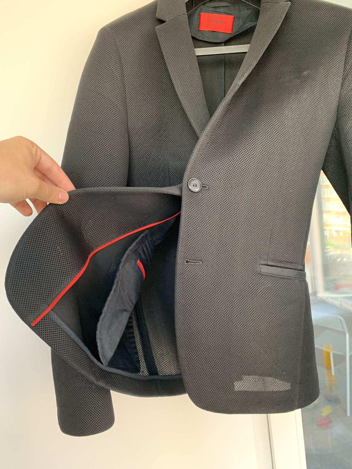 Hugo Boss Hugo Boss transparent black blazer Size 38R - 3 Thumbnail