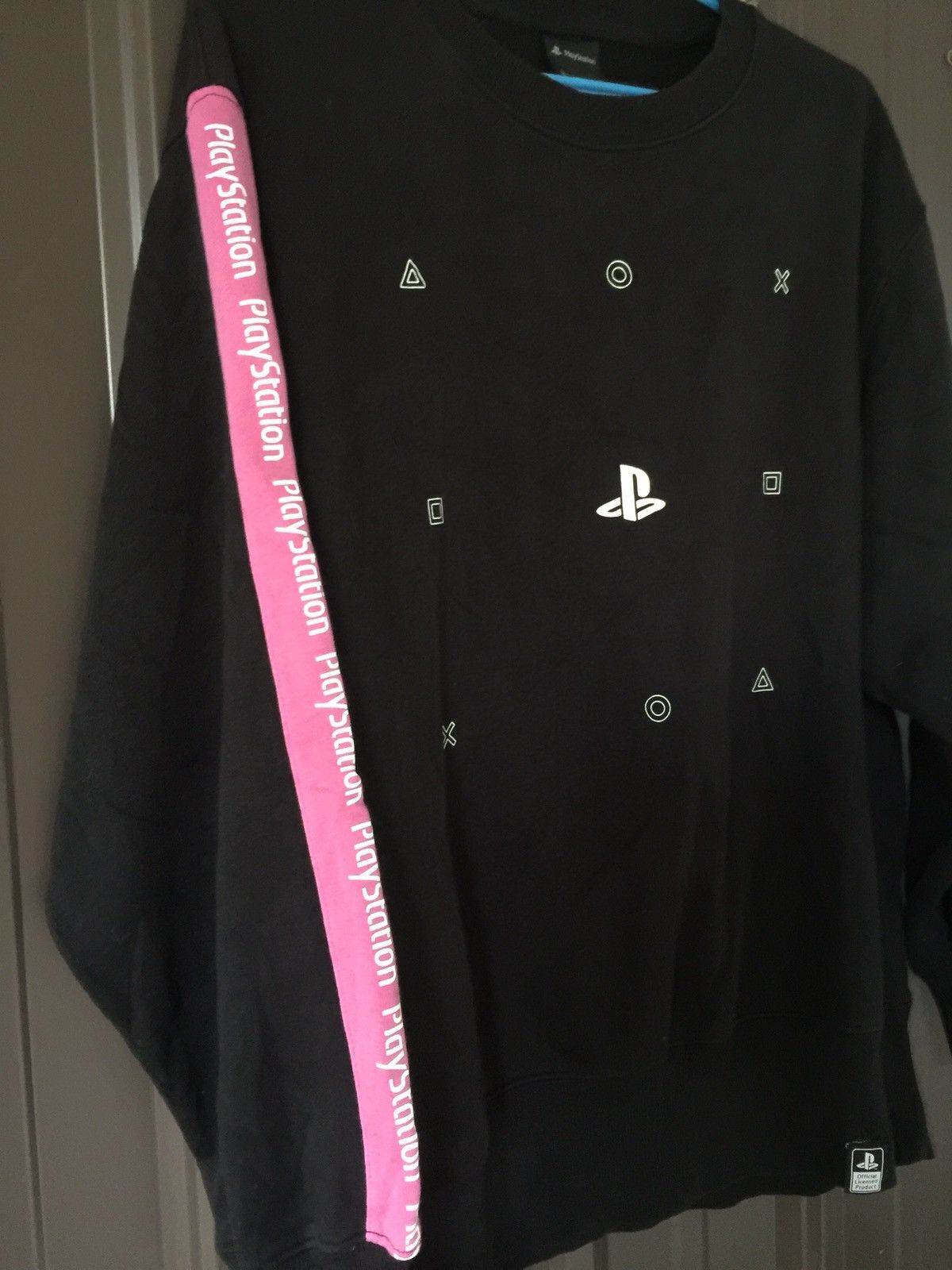 T-shirt Playstation Graphique Japonais Navy - Taille L Homme, Occasion Très Bon état