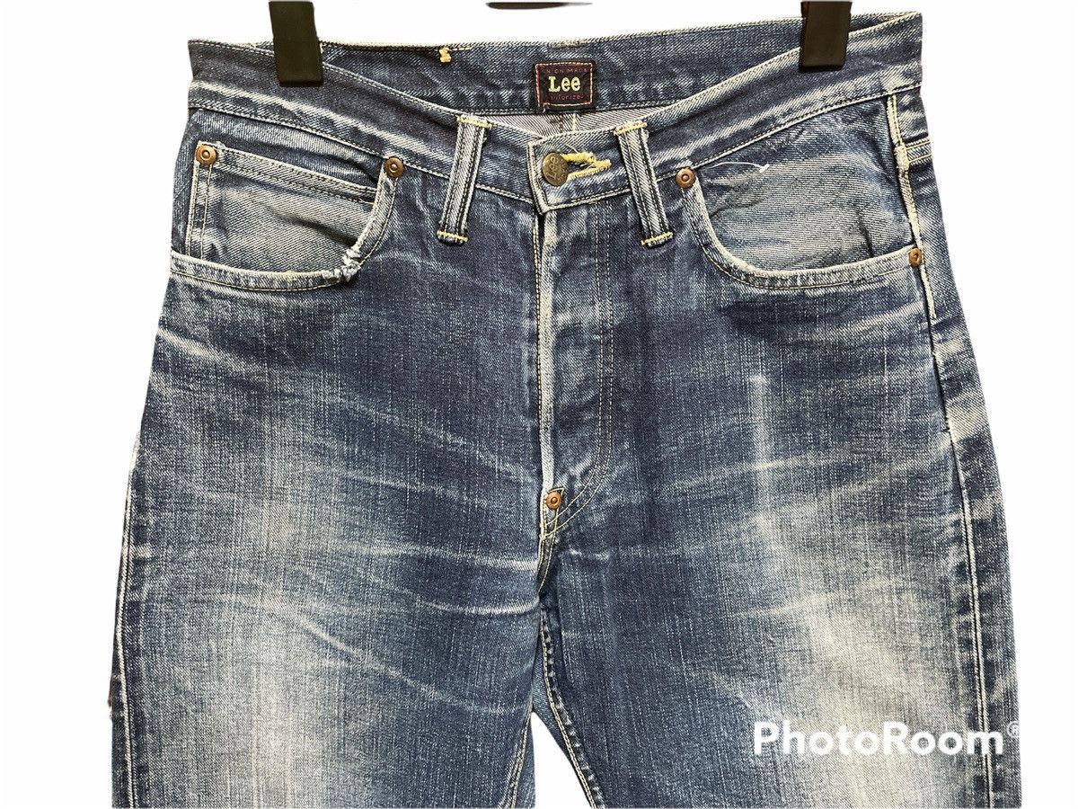 Lee Rare Lee Repro Centre Tag Selvaged distressed Size US 30 / EU 46 - 4 Thumbnail