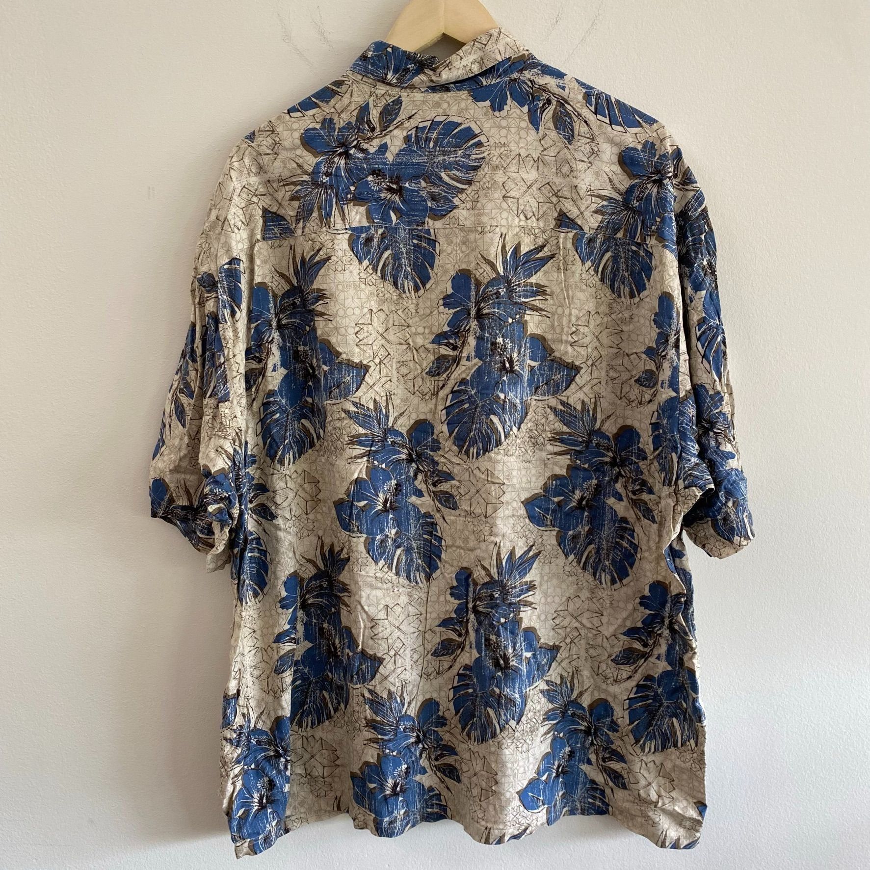 Puritan Puritan Floral Rayon S/S Hawaiian Shirt Size US XL / EU 56 / 4 - 4 Thumbnail