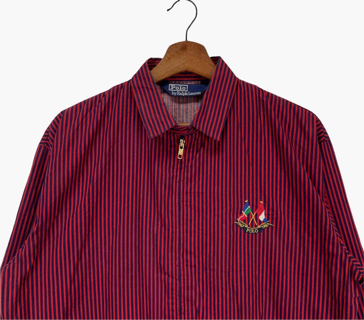 Polo Ralph Lauren Vintage 90s Polo Ralph Lauren Cross Flag Cotton Jacket Size US S / EU 44-46 / 1 - 3 Thumbnail