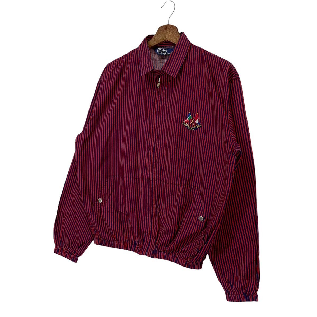 Polo Ralph Lauren Vintage 90s Polo Ralph Lauren Cross Flag Cotton Jacket Size US S / EU 44-46 / 1 - 2 Thumbnail