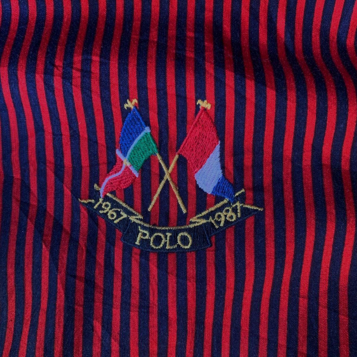 Polo Ralph Lauren Vintage 90s Polo Ralph Lauren Cross Flag Cotton Jacket Size US S / EU 44-46 / 1 - 6 Thumbnail