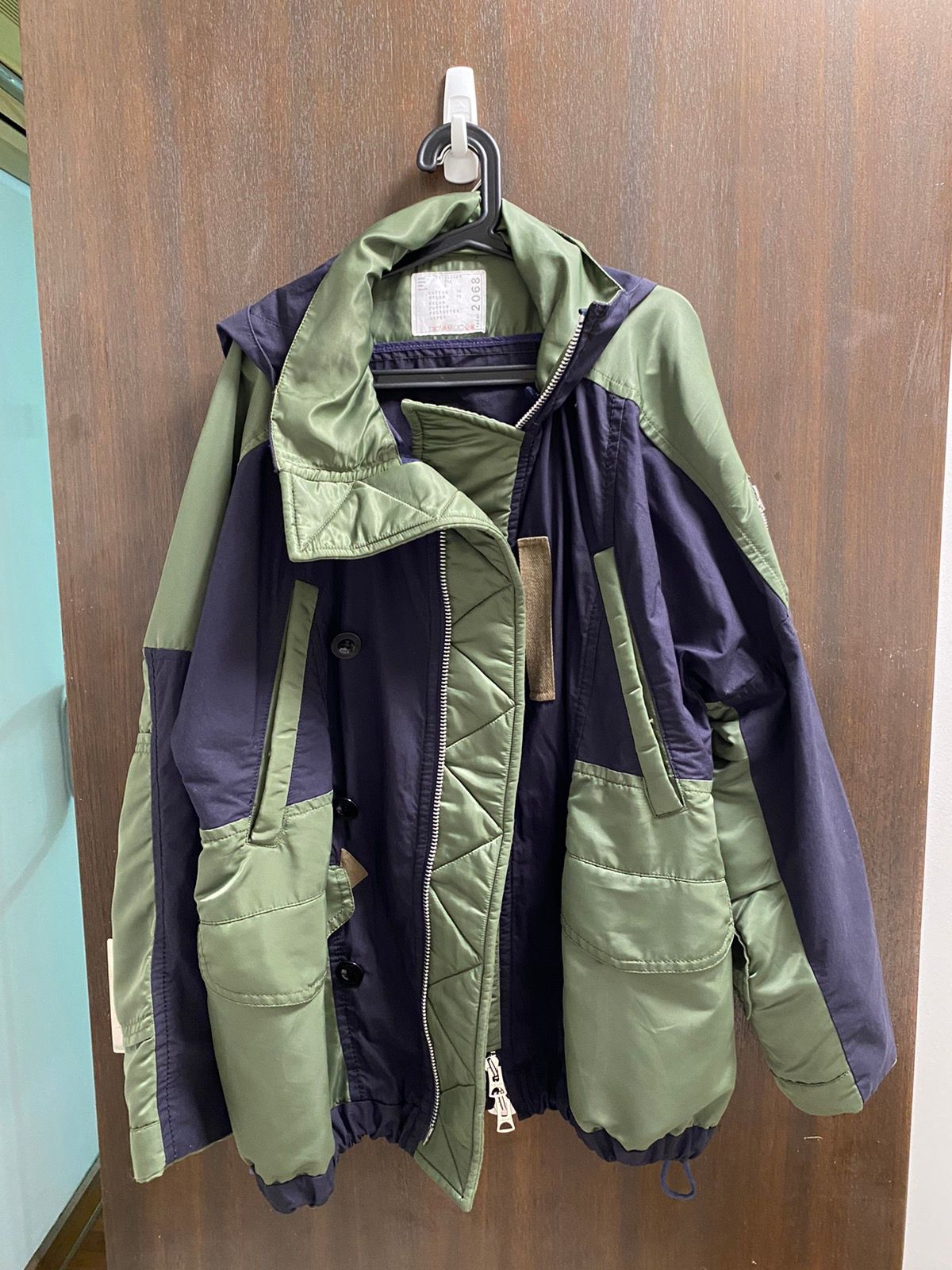 Pre-owned Sacai Jacket In Olive