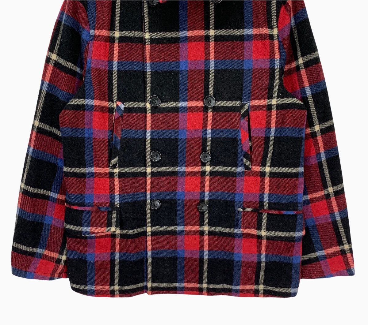 Levi's × Levi's Made & Crafted × Levi's Vintage Clothing Vintage Levis Double Breasted Wool Tartan Jacket Size US M / EU 48-50 / 2 - 4 Thumbnail