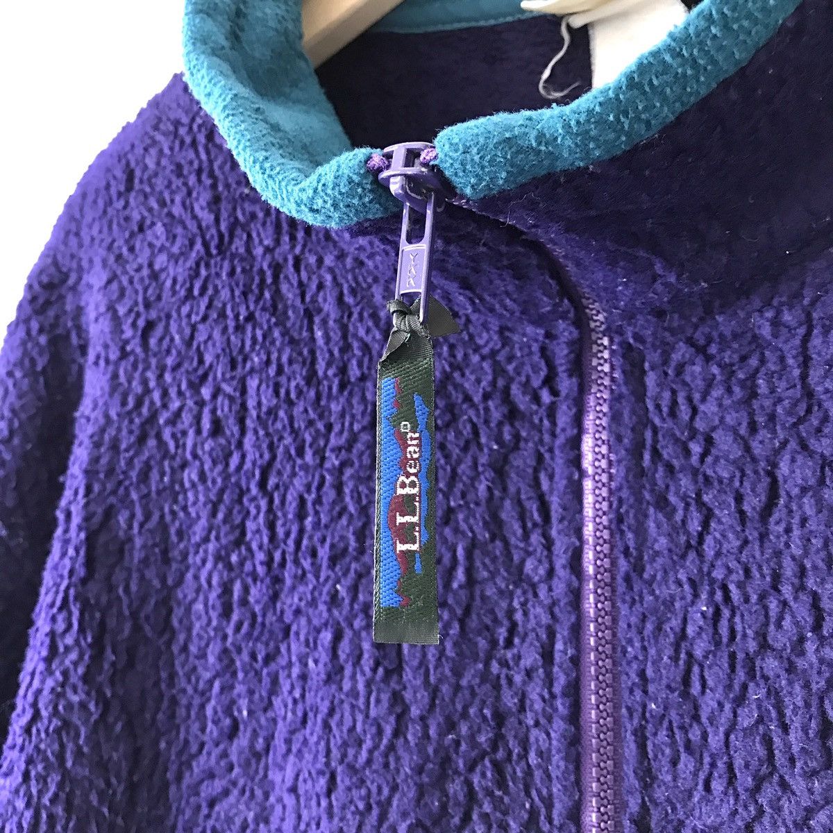 L.L. Bean Authentic Vintage 1990s L.L Bean USA Sherpa Fleece Pullover Size US L / EU 52-54 / 3 - 4 Thumbnail