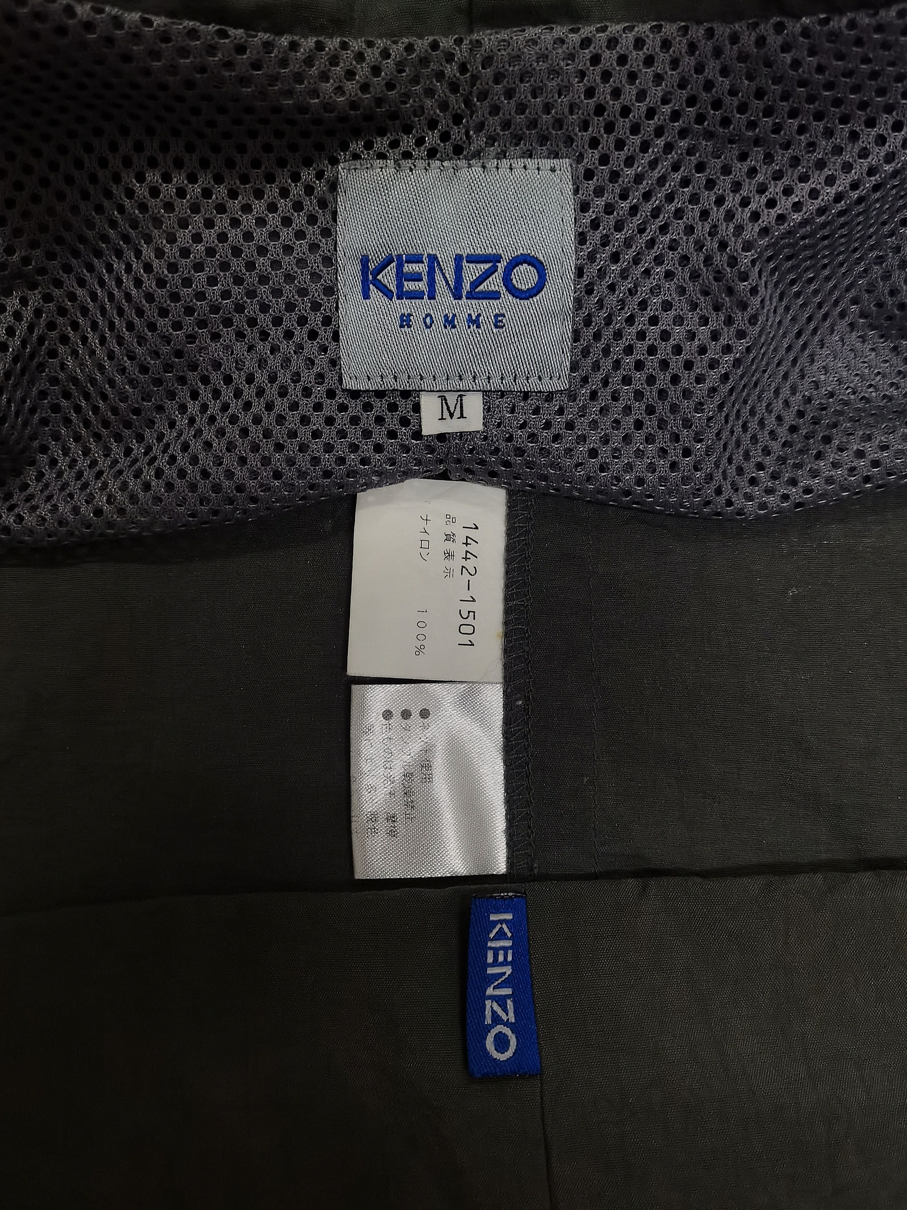 Kenzo KENZO Homme Hoodie Button Up Jacket Rare Design Size US L / EU 52-54 / 3 - 15 Thumbnail
