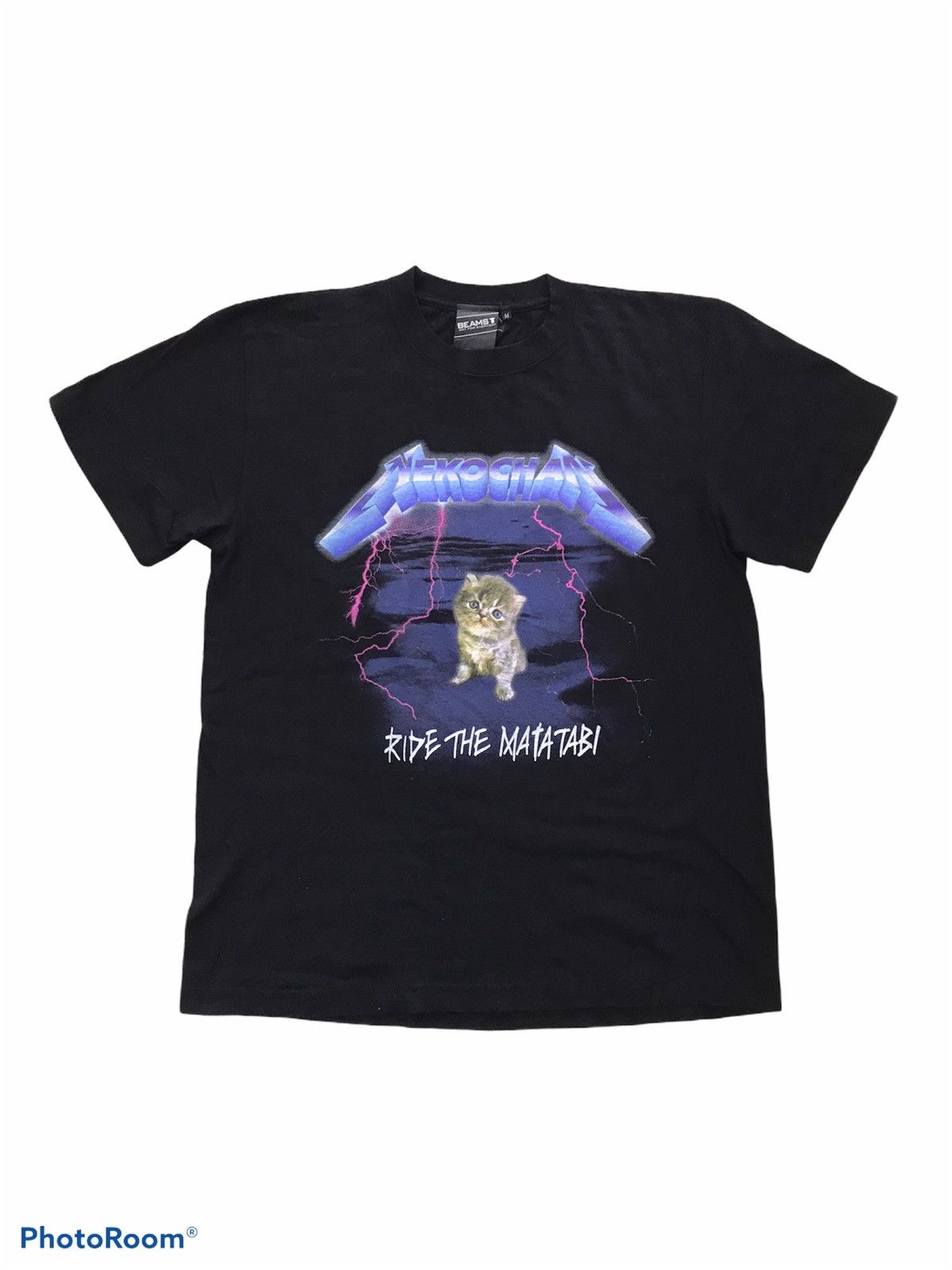 Beams Plus × Cartoon Network × Japanese Brand NEKO CHAN RIDE THE MATATABI BEAMS SHIRT Size US M / EU 48-50 / 2 - 1 Thumbnail