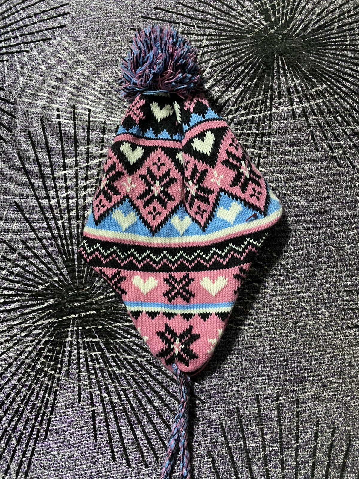 Japanese Brand NICE DESIGN WINTER SEASON BEANIE Size ONE SIZE - 1 Thumbnail