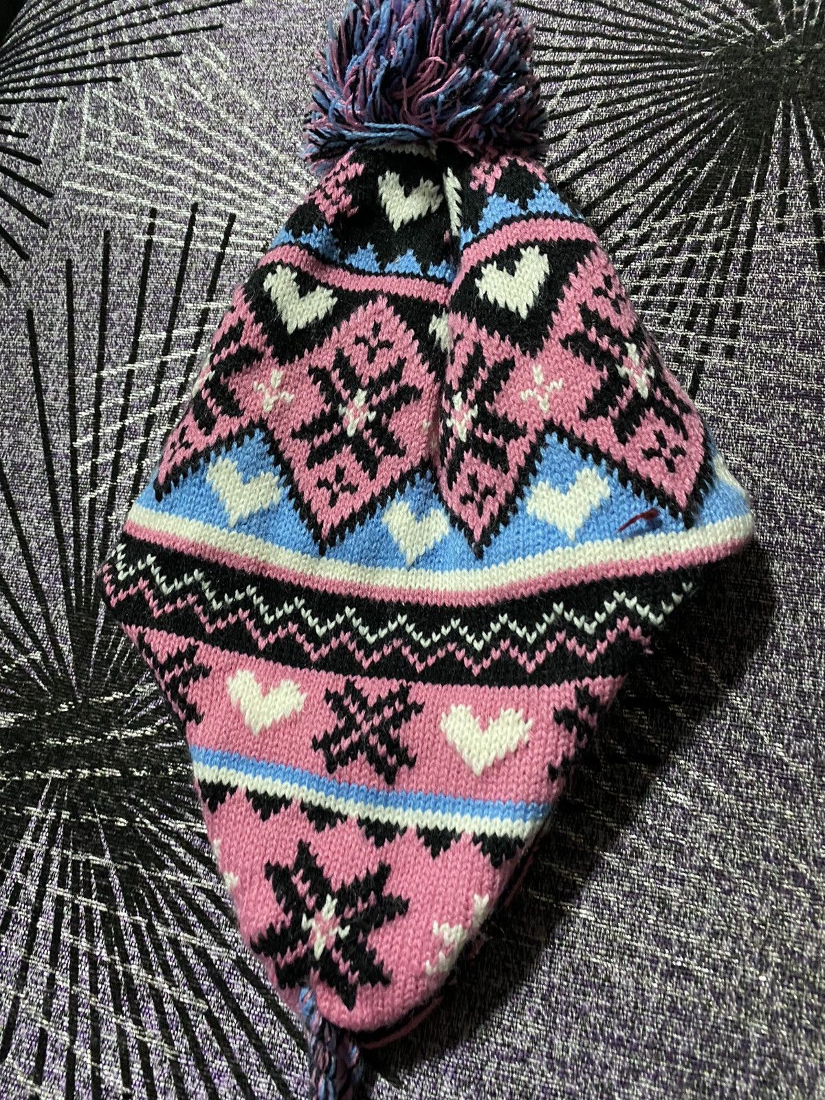 Japanese Brand NICE DESIGN WINTER SEASON BEANIE Size ONE SIZE - 3 Thumbnail