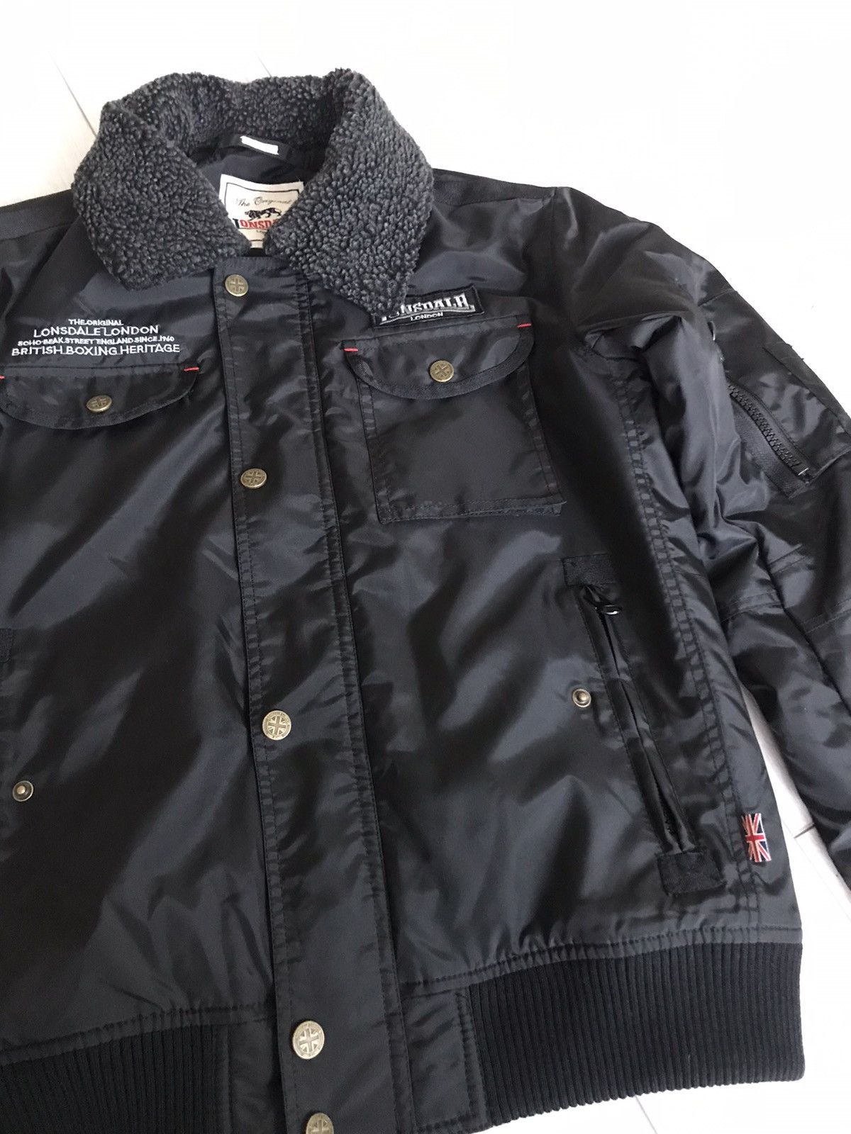 Lonsdale Lonsdale jacket bomber black Size US S / EU 44-46 / 1 - 2 Thumbnail