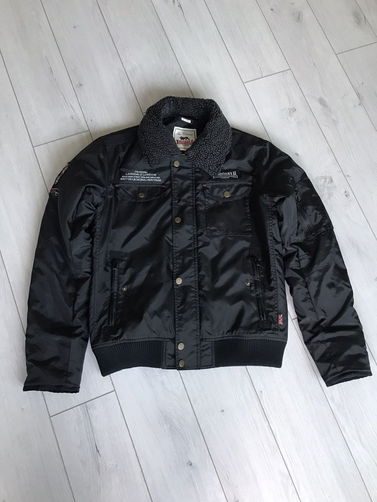 Lonsdale jacket bomber black