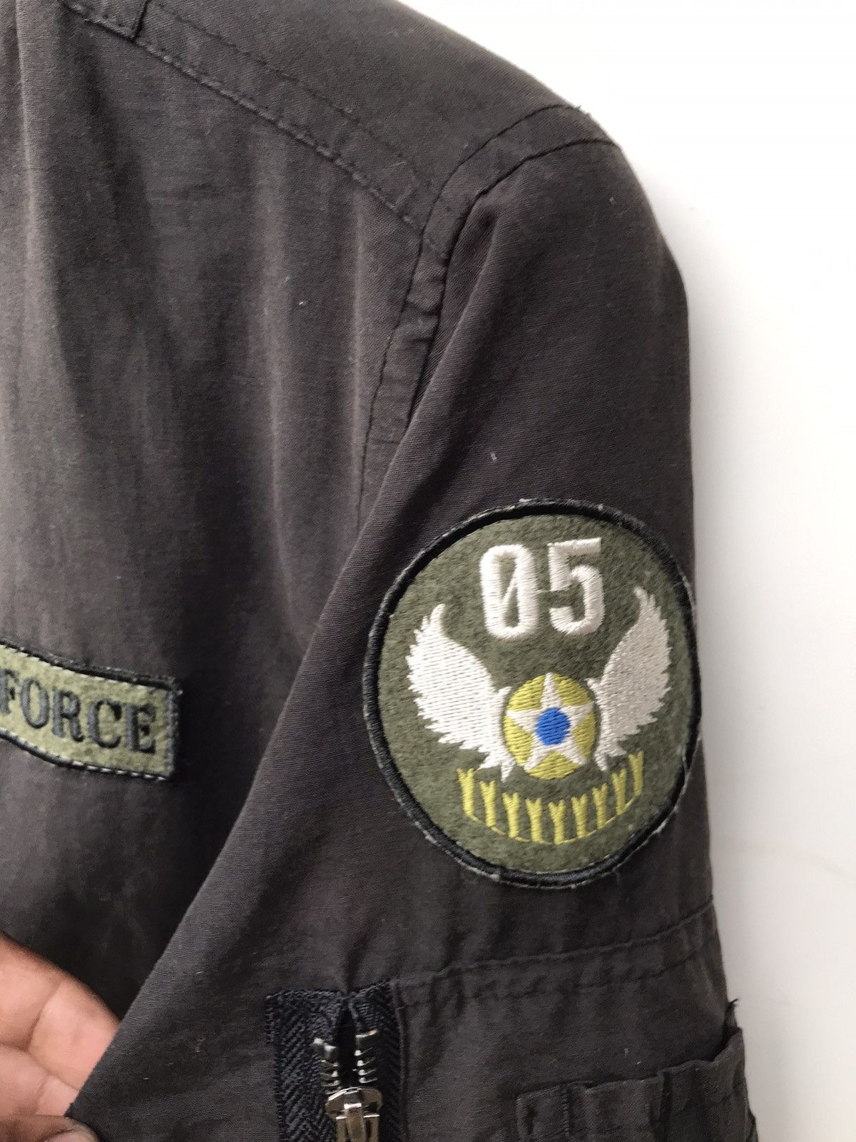 Vintage Us Air force Bomber Jacket Size US M / EU 48-50 / 2 - 2 Thumbnail