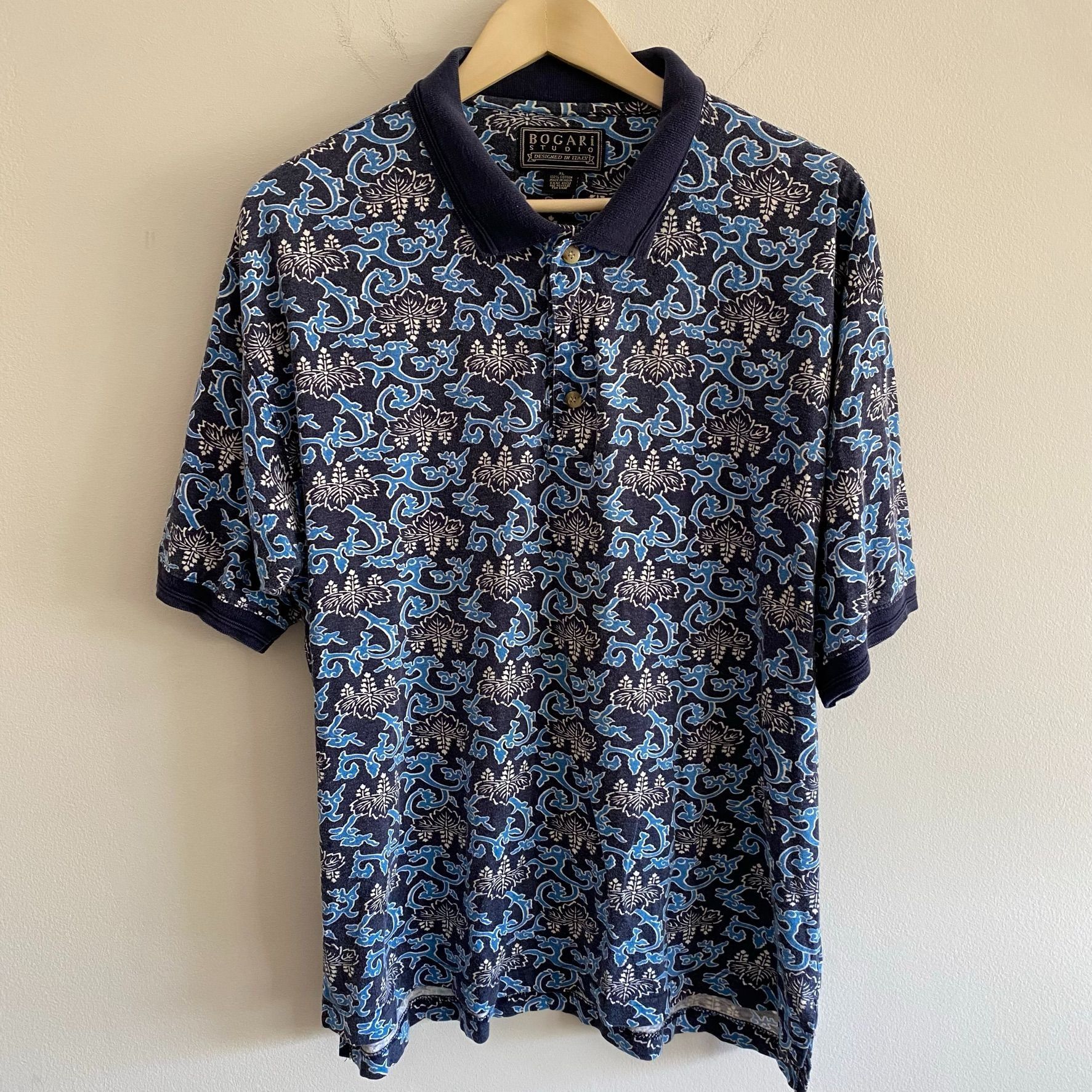 Vintage Vintage Bogari Floral Polo Shirt | Grailed