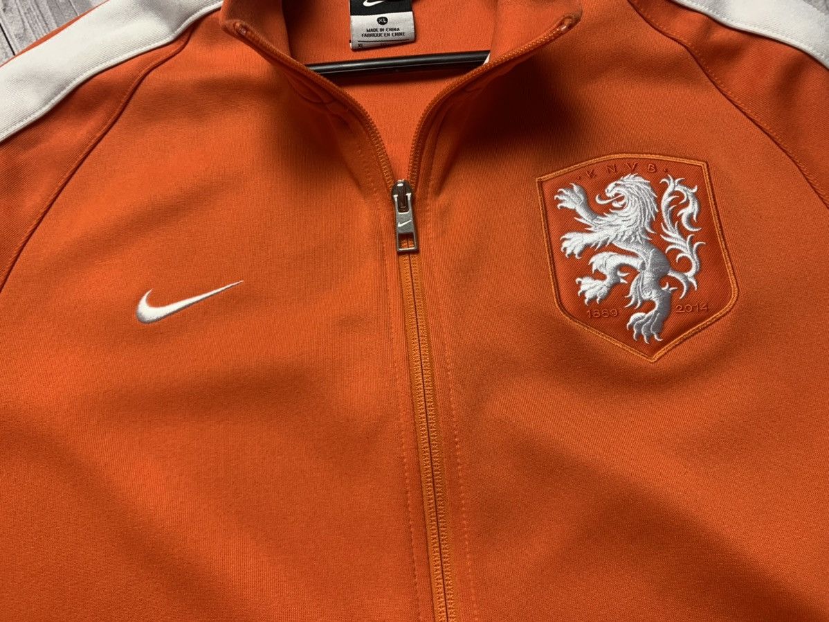 Vintage Vintage Nike Nederland Holland track jacket Orange size L/XL Size US L / EU 52-54 / 3 - 3 Thumbnail