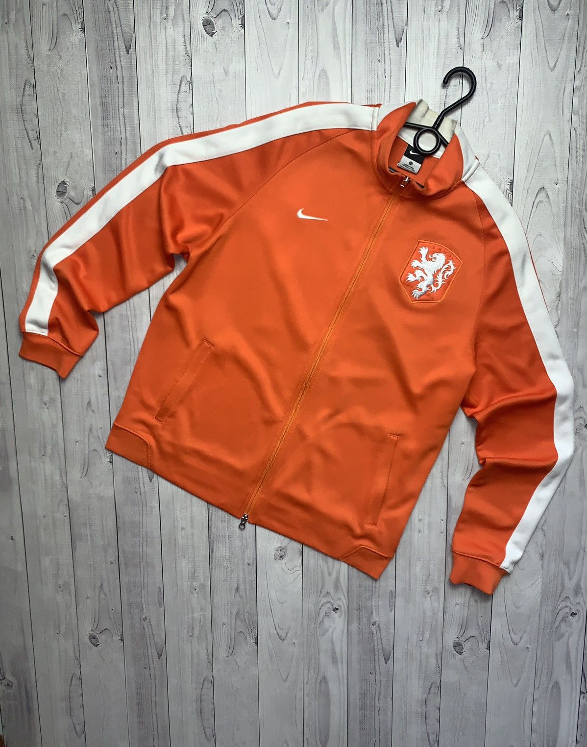 Vintage Nike Nederland Holland track jacket Orange size L/XL