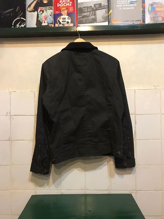 Vintage Dickies Rigid Duck Blanket Lined Jacket Black Grailed