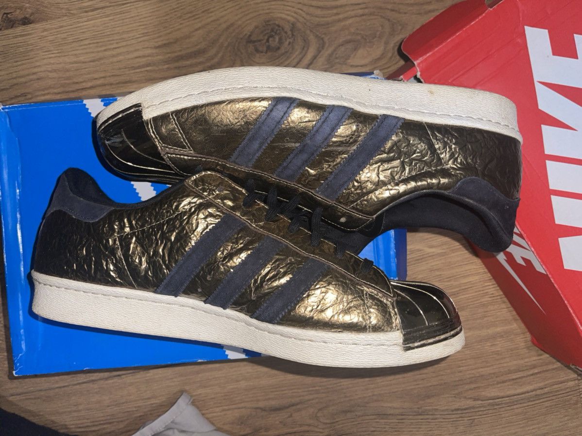 Adidas superstar gold foil buy hotsell