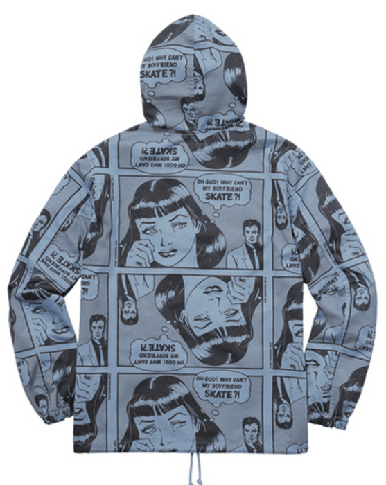 Supreme Supreme/Thrasher Boyfriend Hoodie Dust Blue Grailed