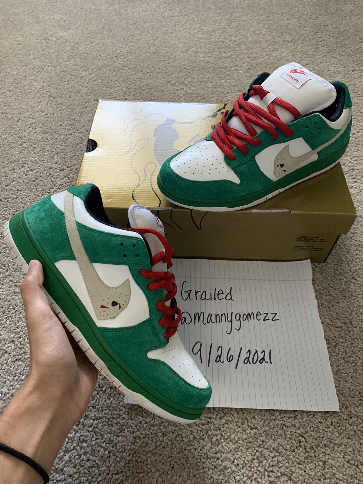 warren lotas toxic green dunk