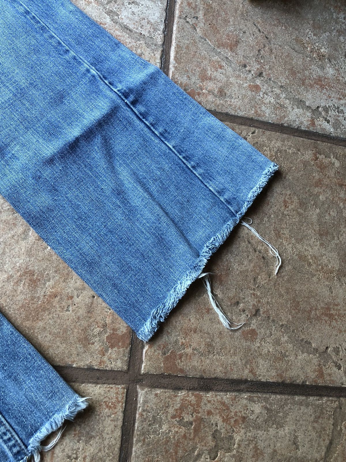 Vintage 1970s Orange Tab Levi’s flared denim Jeans