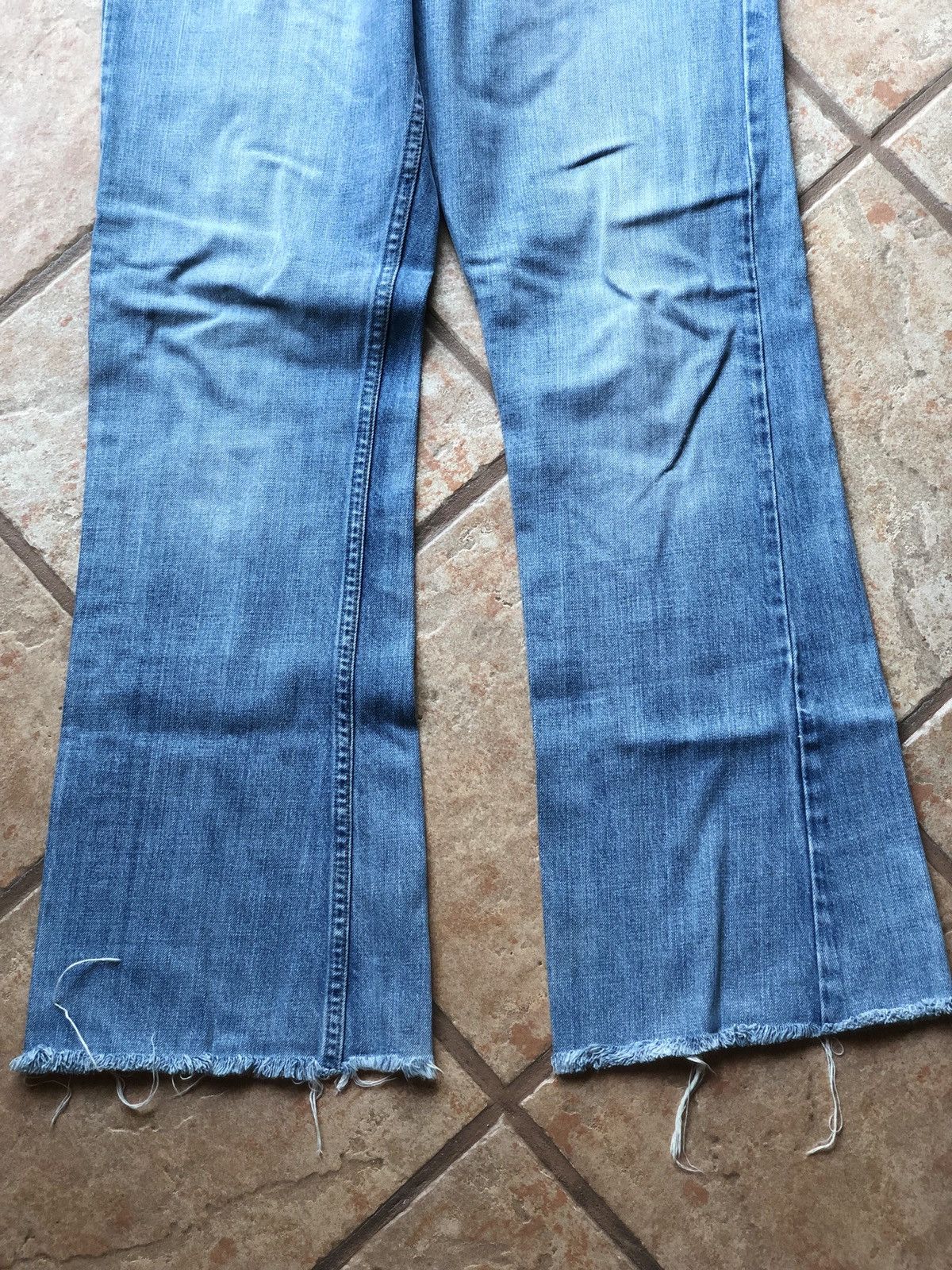 Vintage 1970s Orange Tab Levi’s flared denim Jeans