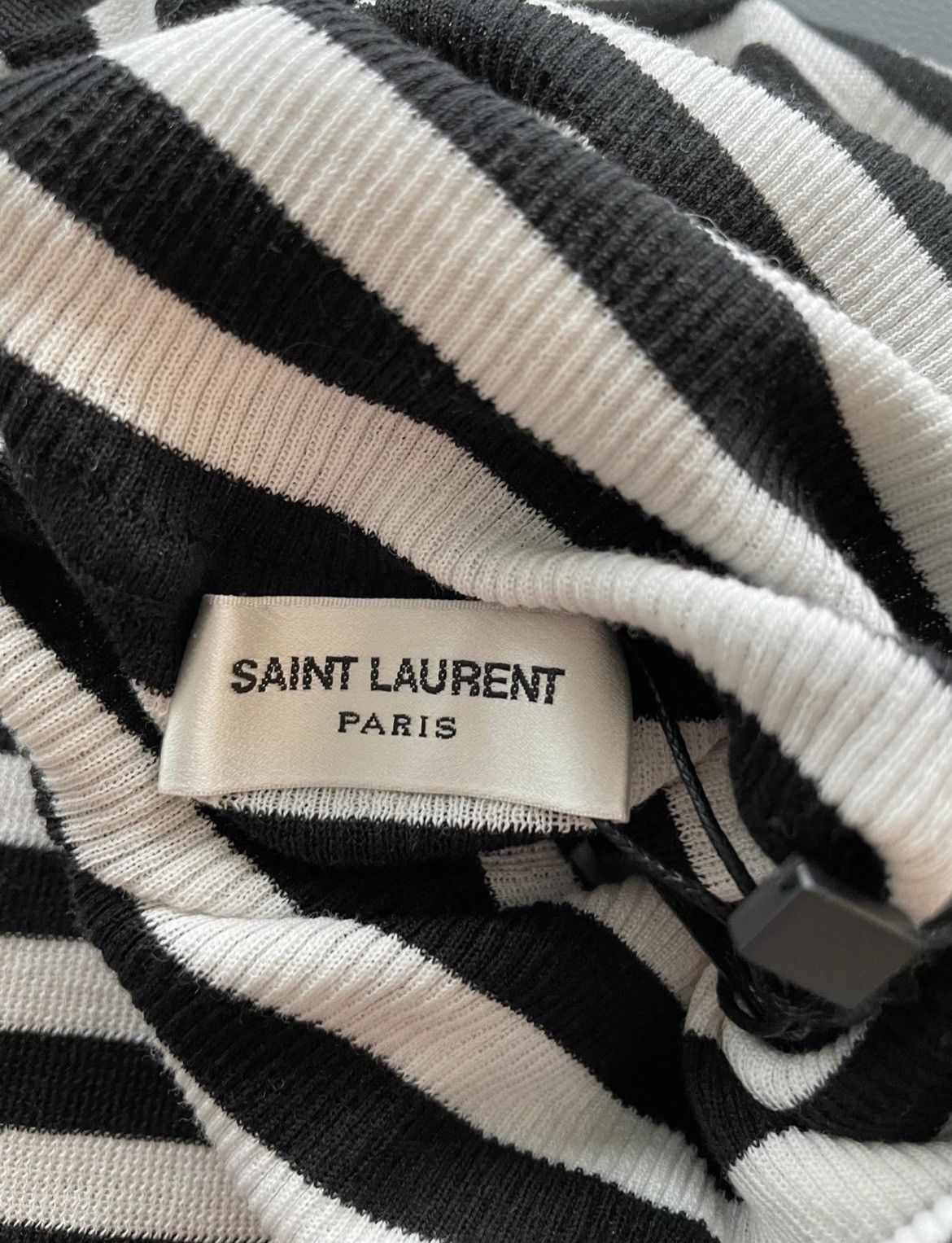 Saint Laurent Paris × Yves Saint Laurent $1,350 Value Classic Runway Turtleneck Light Sweater 100%NEW Size US L / EU 52-54 / 3 - 3 Thumbnail