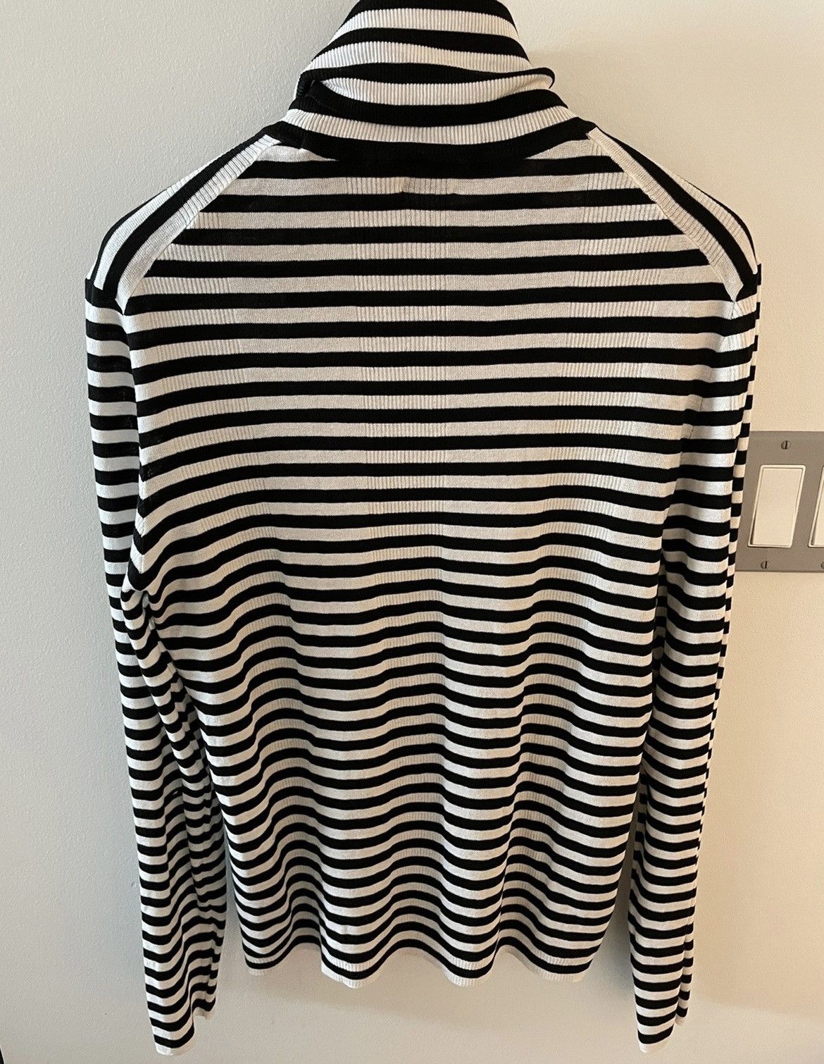 Saint Laurent Paris × Yves Saint Laurent $1,350 Value Classic Runway Turtleneck Light Sweater 100%NEW Size US L / EU 52-54 / 3 - 17 Thumbnail