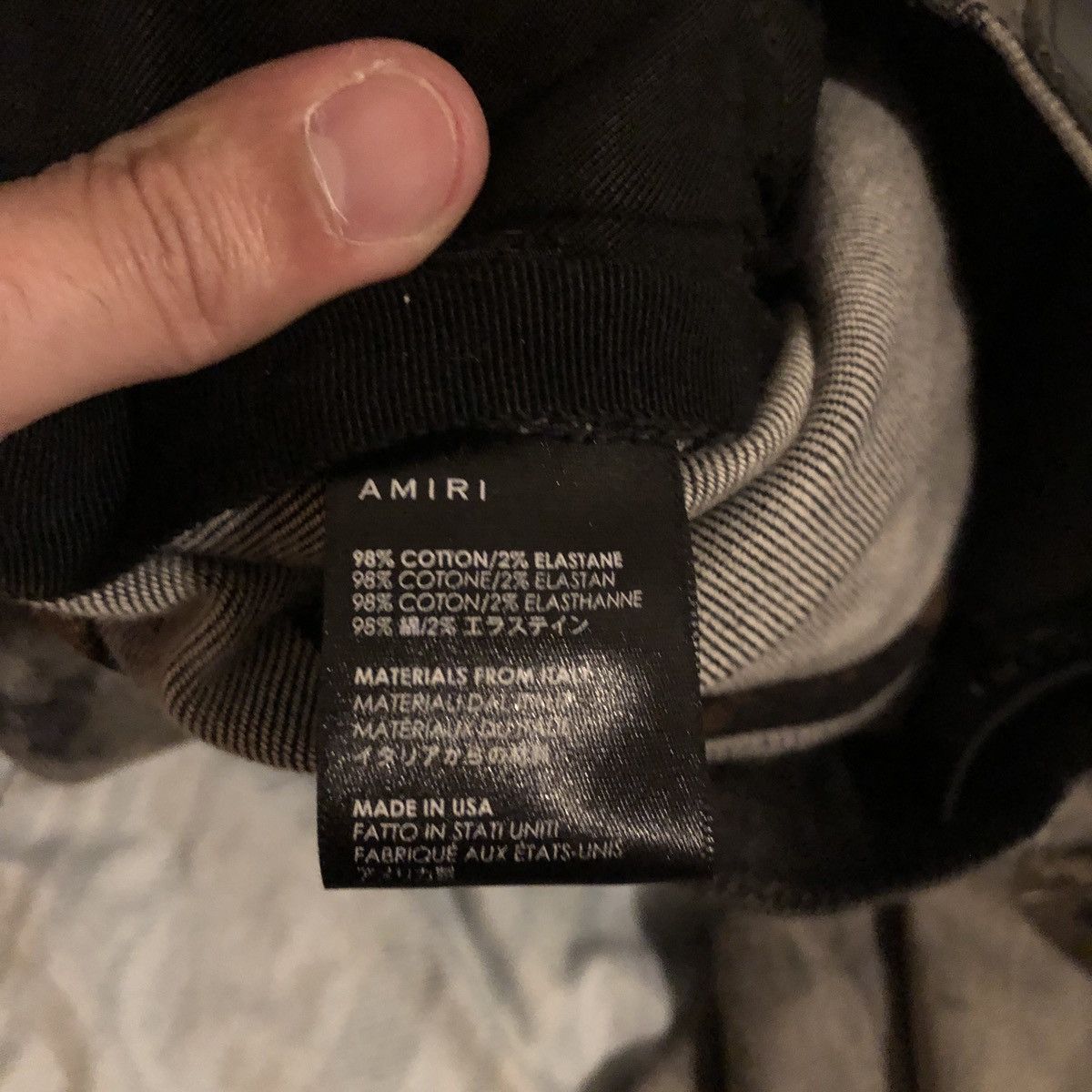 Amiri Amiri Grey Denim jeans (last drop) Size US 30 / EU 46 - 5 Thumbnail