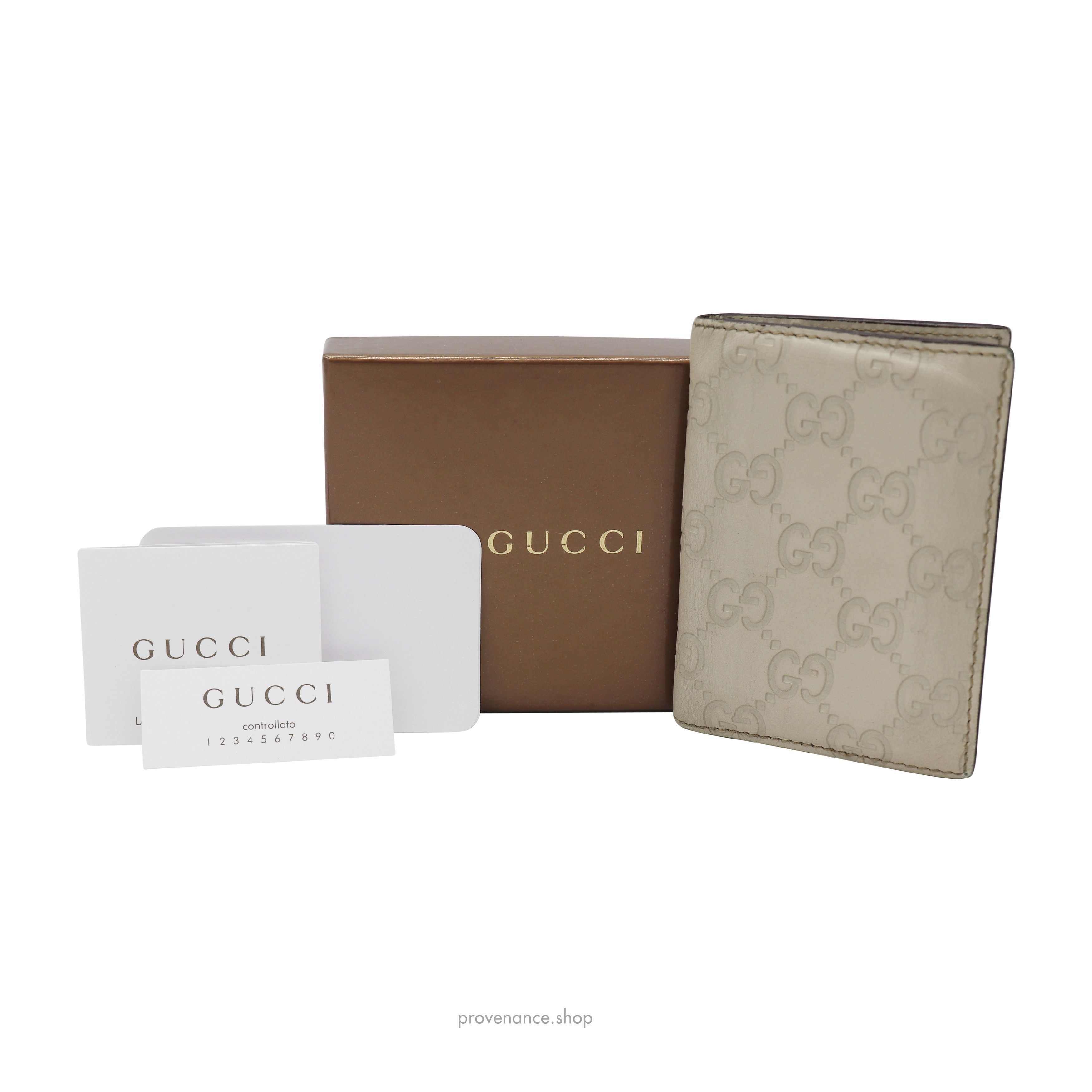 Gucci 🔴 Pocket Organizer Wallet Chalk Guccissima Leather Grailed