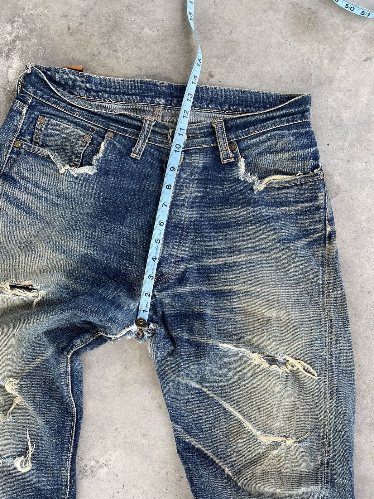 Denime × Japanese Brand Denime japan Selvedges distresses denim Size US 32 / EU 48 - 15 Thumbnail