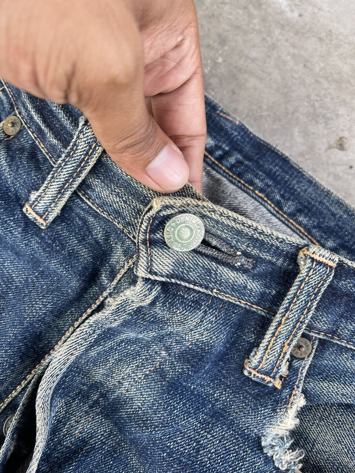 Denime × Japanese Brand Denime japan Selvedges distresses denim Size US 32 / EU 48 - 6 Thumbnail