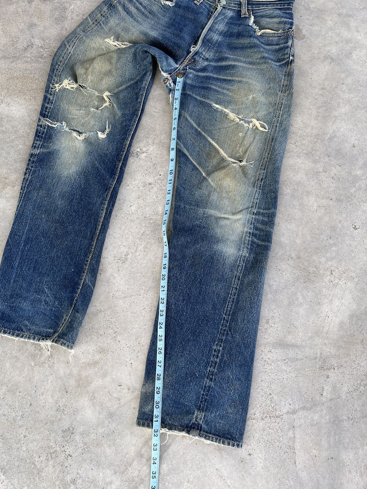 Denime × Japanese Brand Denime japan Selvedges distresses denim Size US 32 / EU 48 - 19 Thumbnail