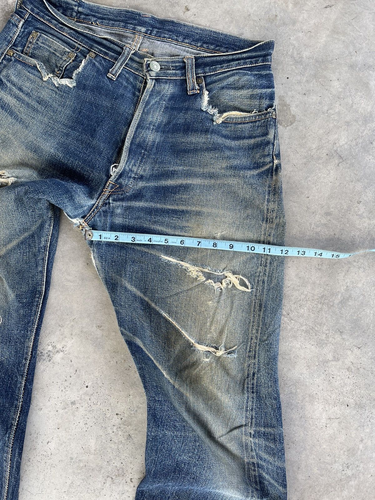 Denime × Japanese Brand Denime japan Selvedges distresses denim Size US 32 / EU 48 - 16 Thumbnail