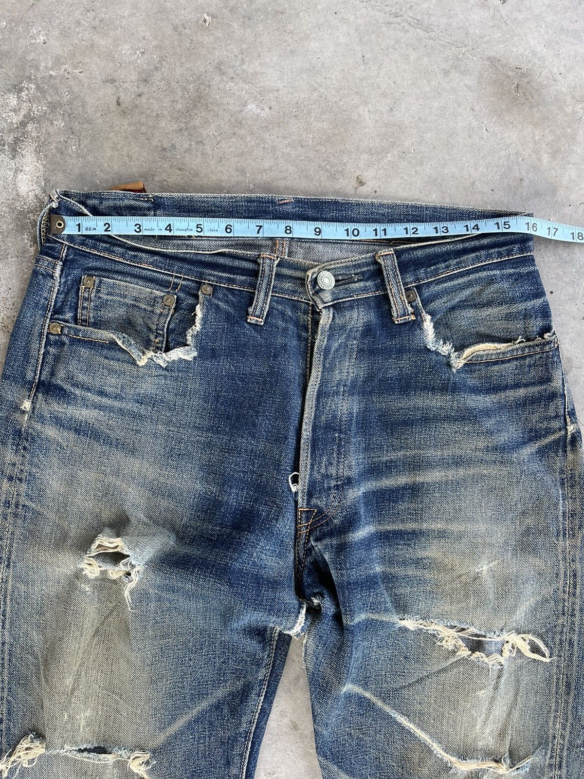 Denime × Japanese Brand Denime japan Selvedges distresses denim Size US 32 / EU 48 - 14 Thumbnail