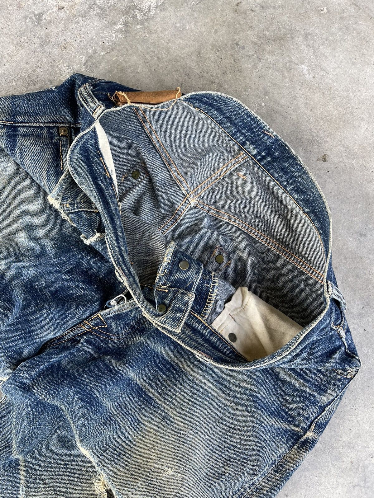 Denime × Japanese Brand Denime japan Selvedges distresses denim Size US 32 / EU 48 - 7 Thumbnail