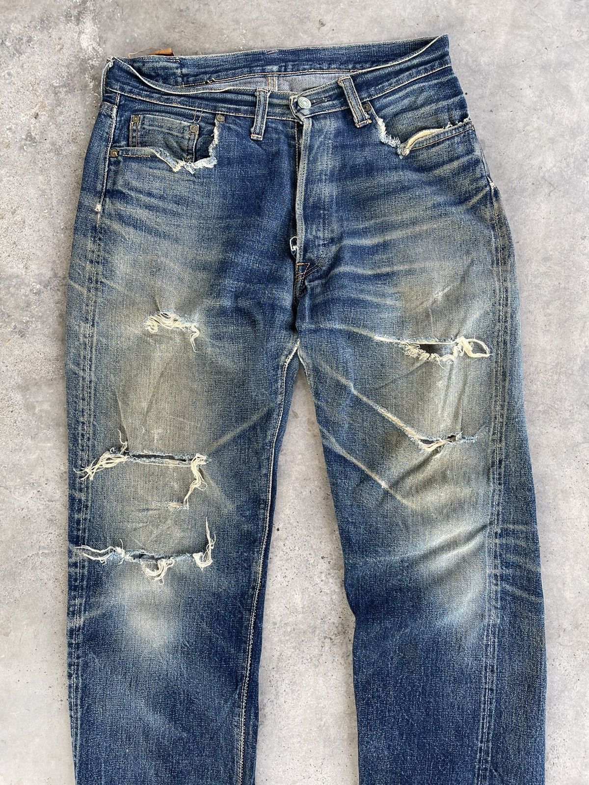 Denime × Japanese Brand Denime japan Selvedges distresses denim Size US 32 / EU 48 - 3 Thumbnail