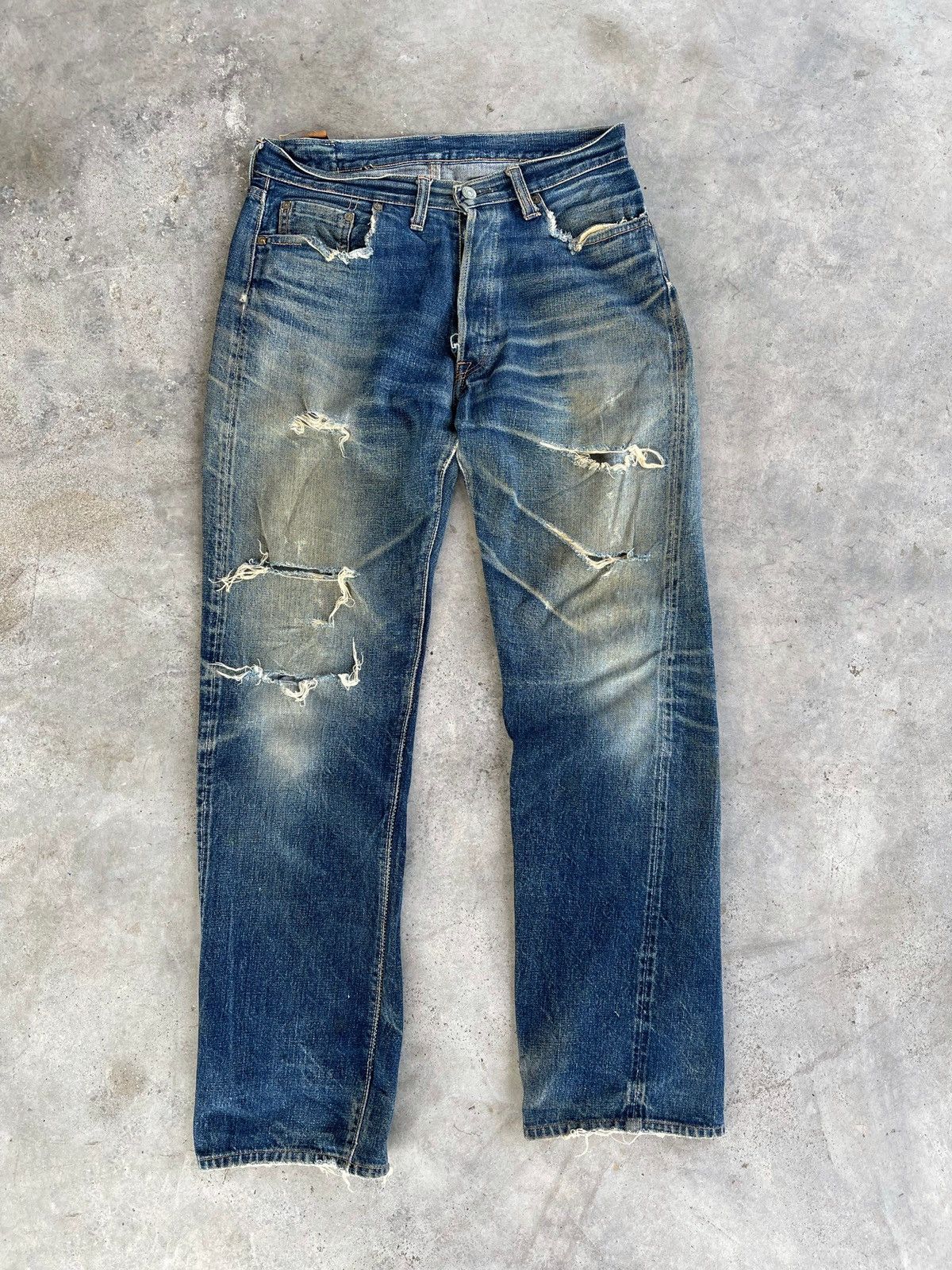 Denime × Japanese Brand Denime japan Selvedges distresses denim Size US 32 / EU 48 - 1 Thumbnail