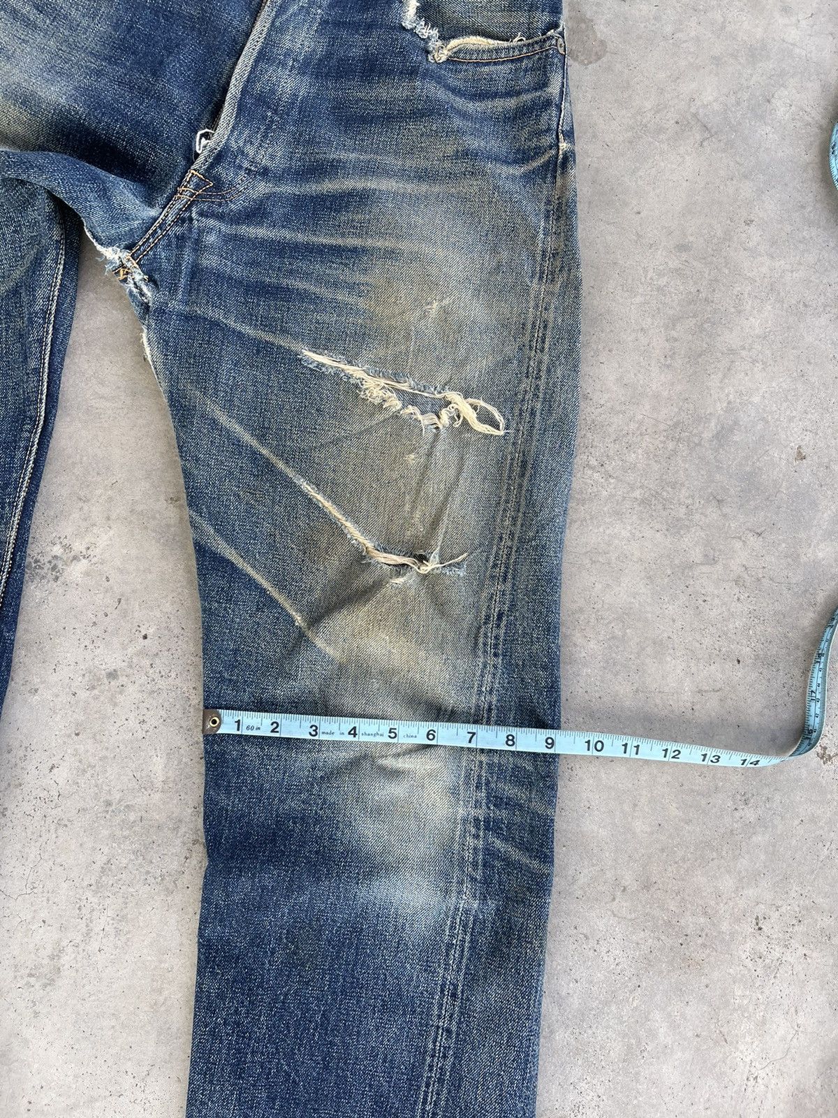 Denime × Japanese Brand Denime japan Selvedges distresses denim Size US 32 / EU 48 - 17 Thumbnail