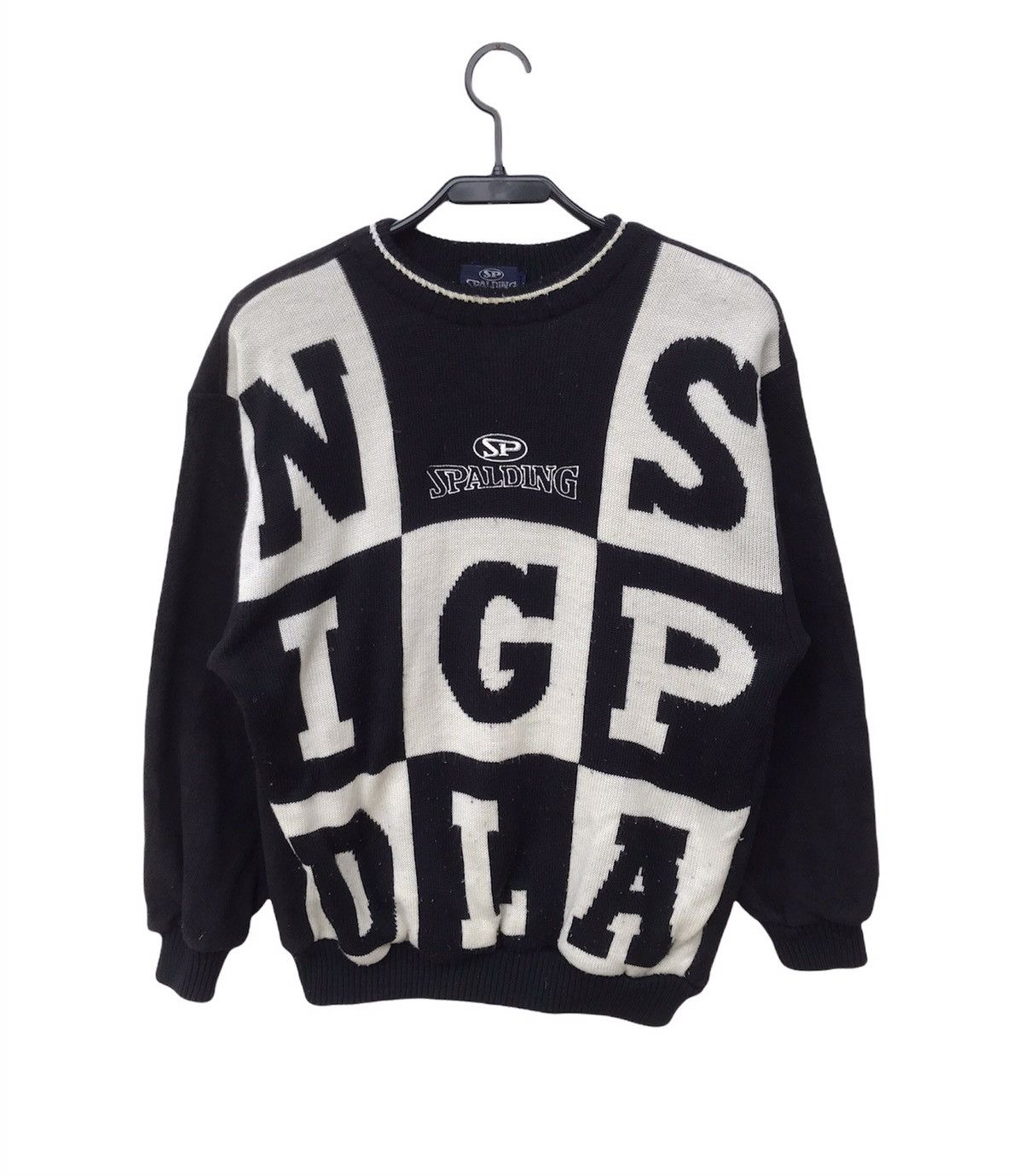 Spalding × Vintage Vintage Spalding Spellout Knit/Sweatshirt Size US M / EU 48-50 / 2 - 1 Thumbnail