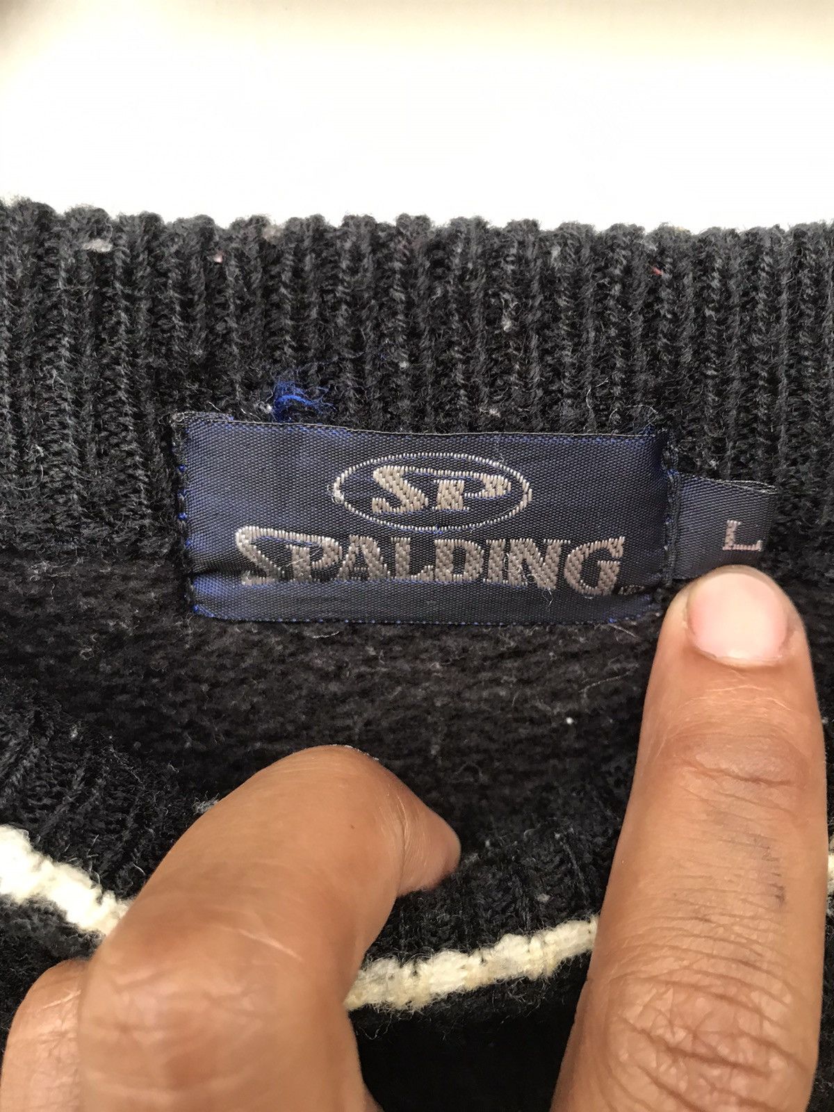 Spalding × Vintage Vintage Spalding Spellout Knit/Sweatshirt Size US M / EU 48-50 / 2 - 3 Thumbnail