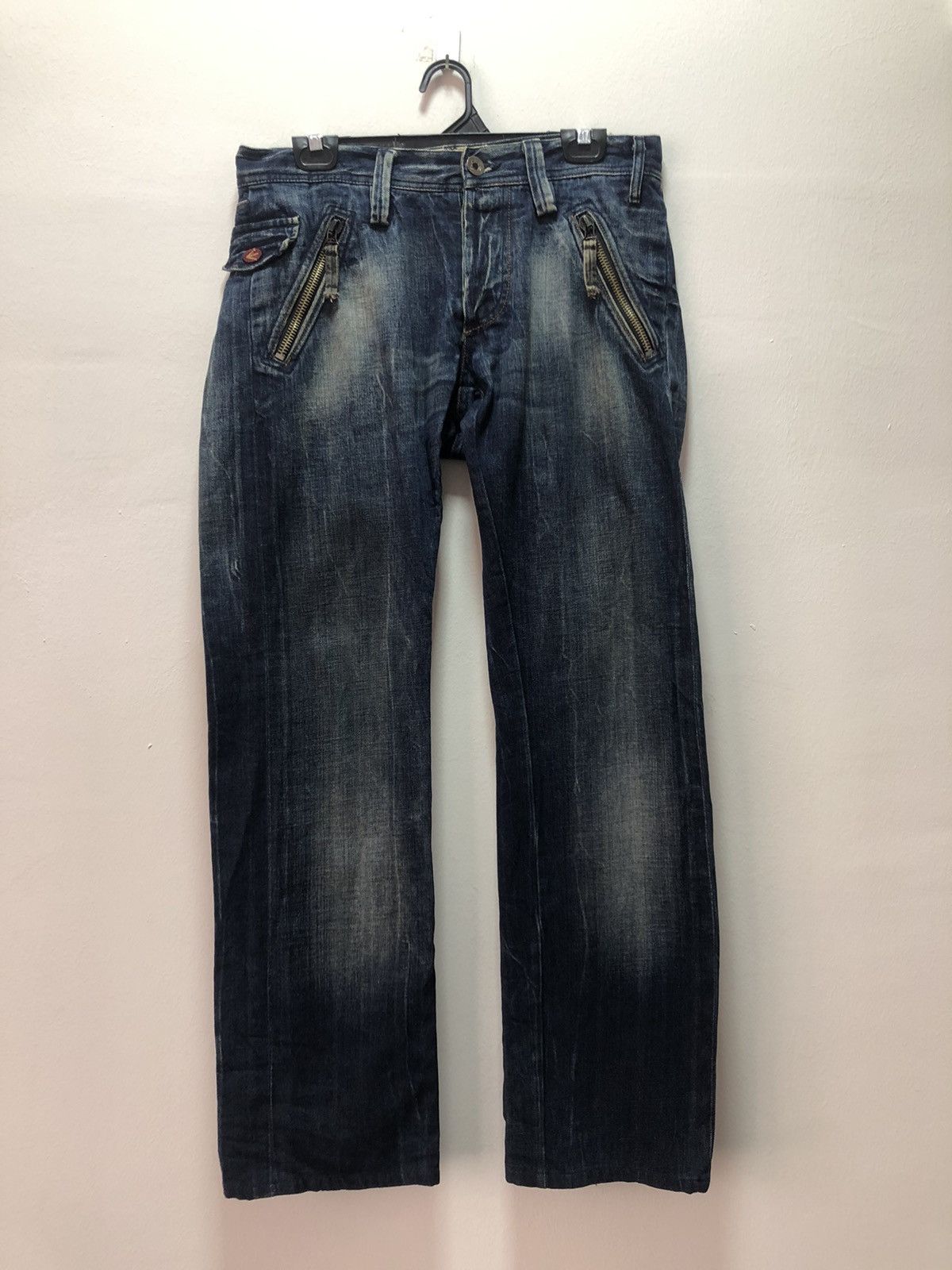 ENERGIE Denim Pants Zip Pocket Jeans