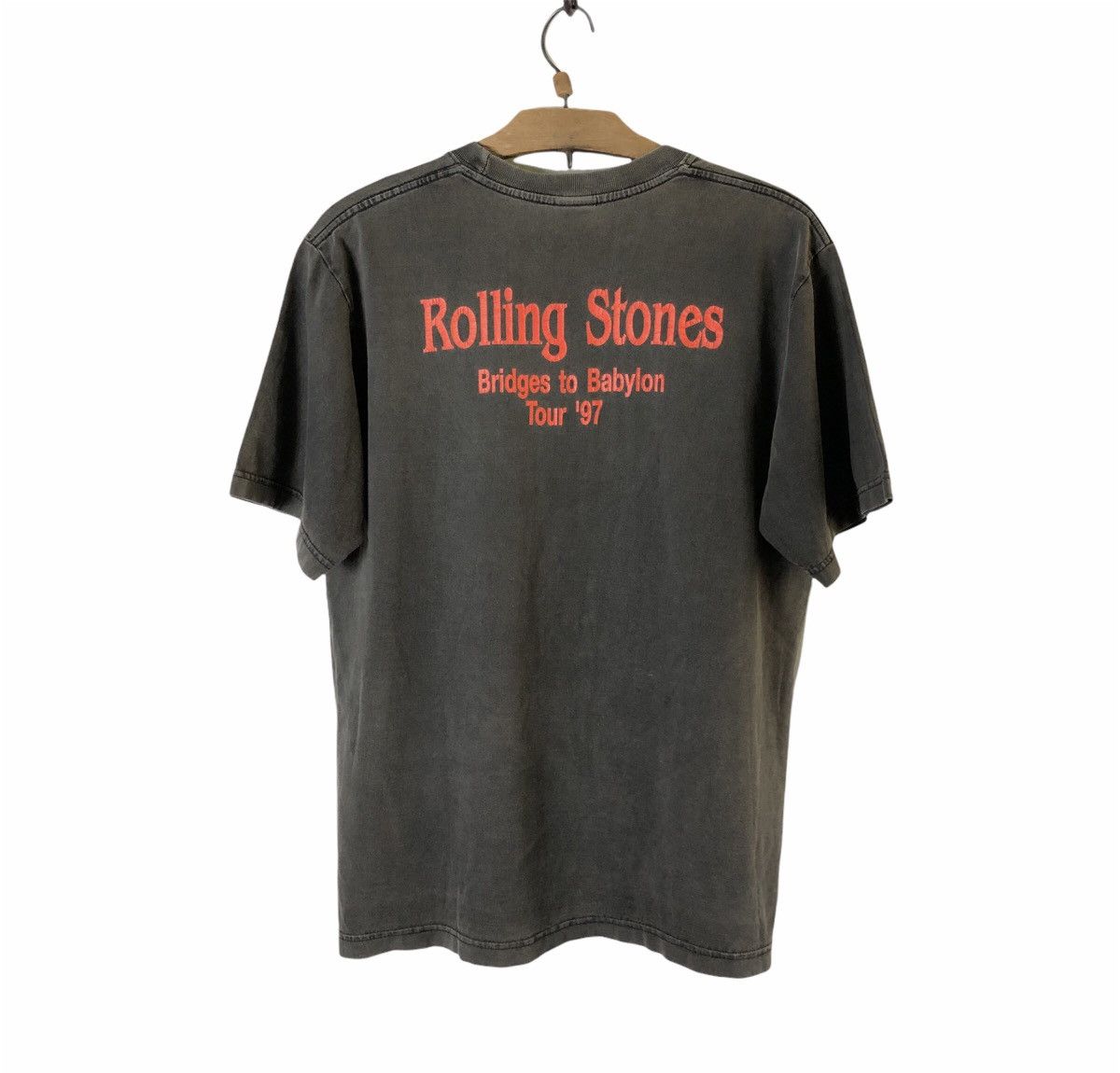 Vintage Vintage Rolling Stones Babylon Tour Bootleg Tees Size US L / EU 52-54 / 3 - 2 Thumbnail