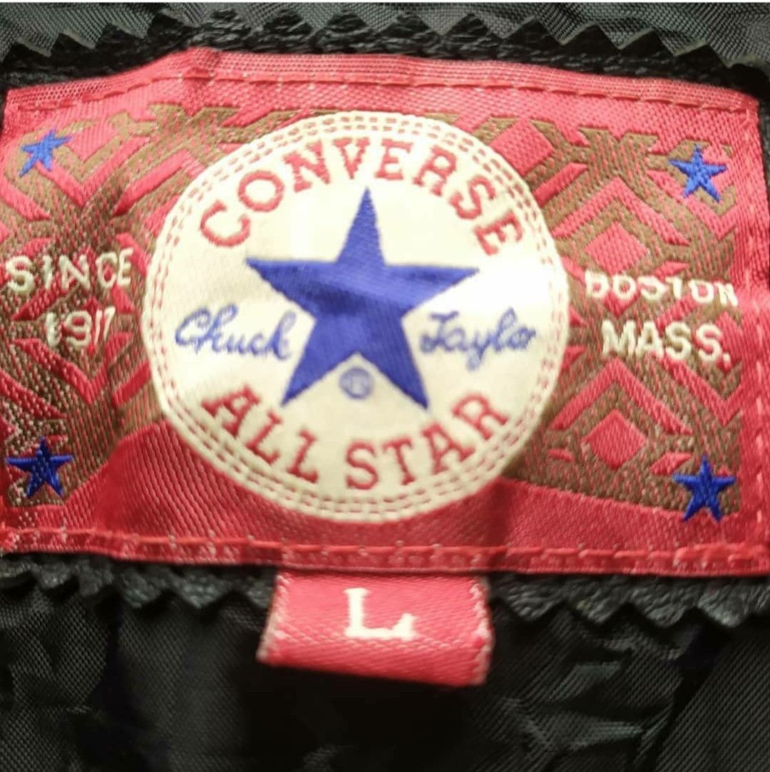 Converse CONVERSE ALL STAR BOSTON MASS LEATHER DUCK DOWN JACKET Size US L / EU 52-54 / 3 - 2 Thumbnail