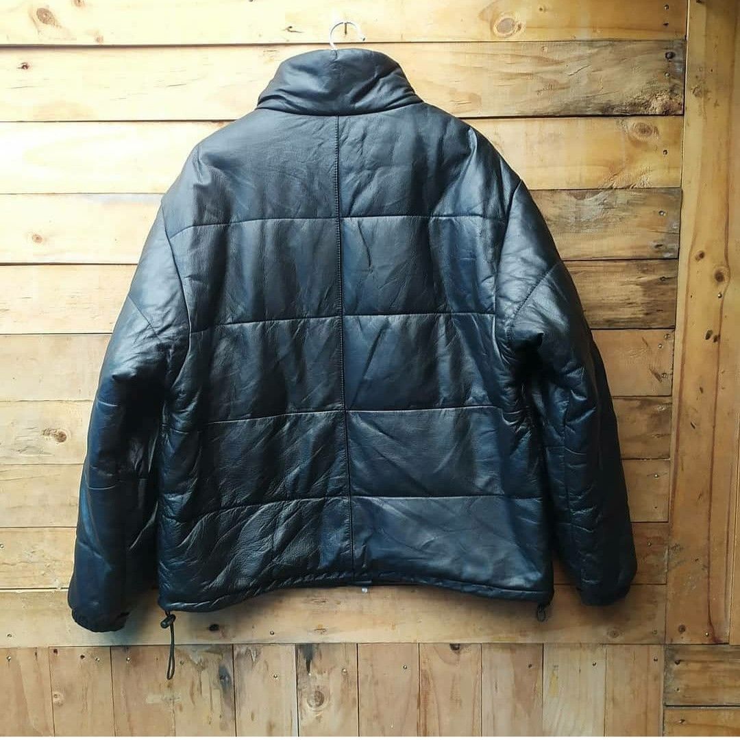 Converse CONVERSE ALL STAR BOSTON MASS LEATHER DUCK DOWN JACKET Size US L / EU 52-54 / 3 - 6 Thumbnail