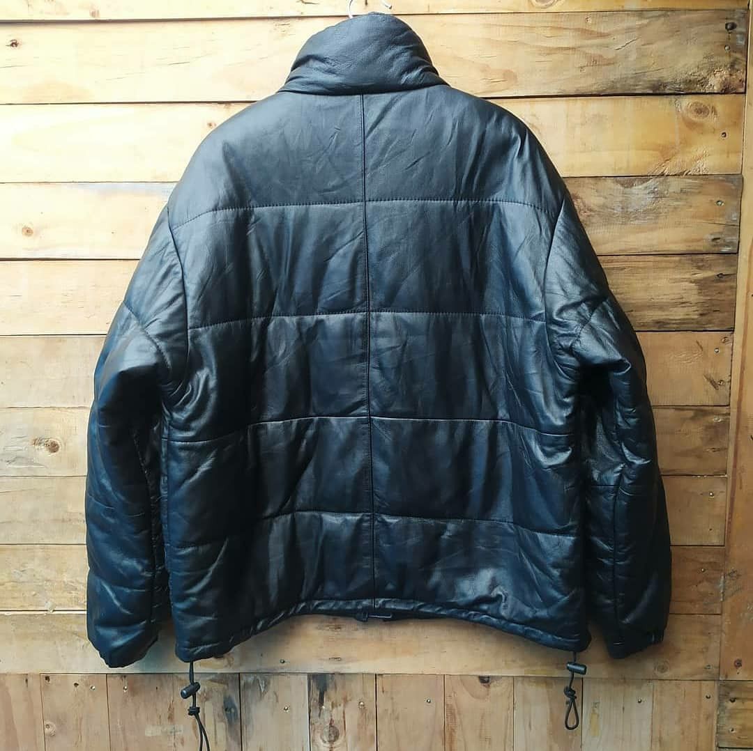Converse CONVERSE ALL STAR BLACK BOSTON MASS LEATHER DUCK JACKET Size US L / EU 52-54 / 3 - 6 Thumbnail