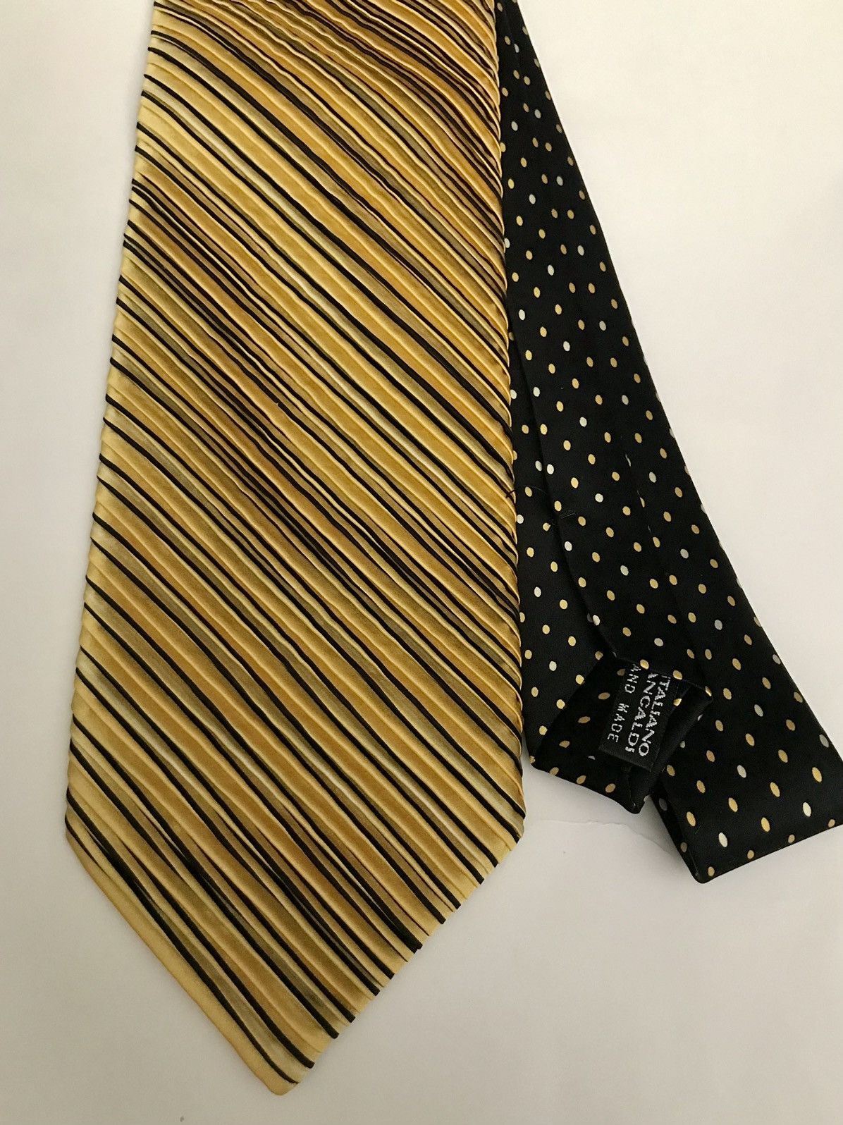 pancaldi pleated ties